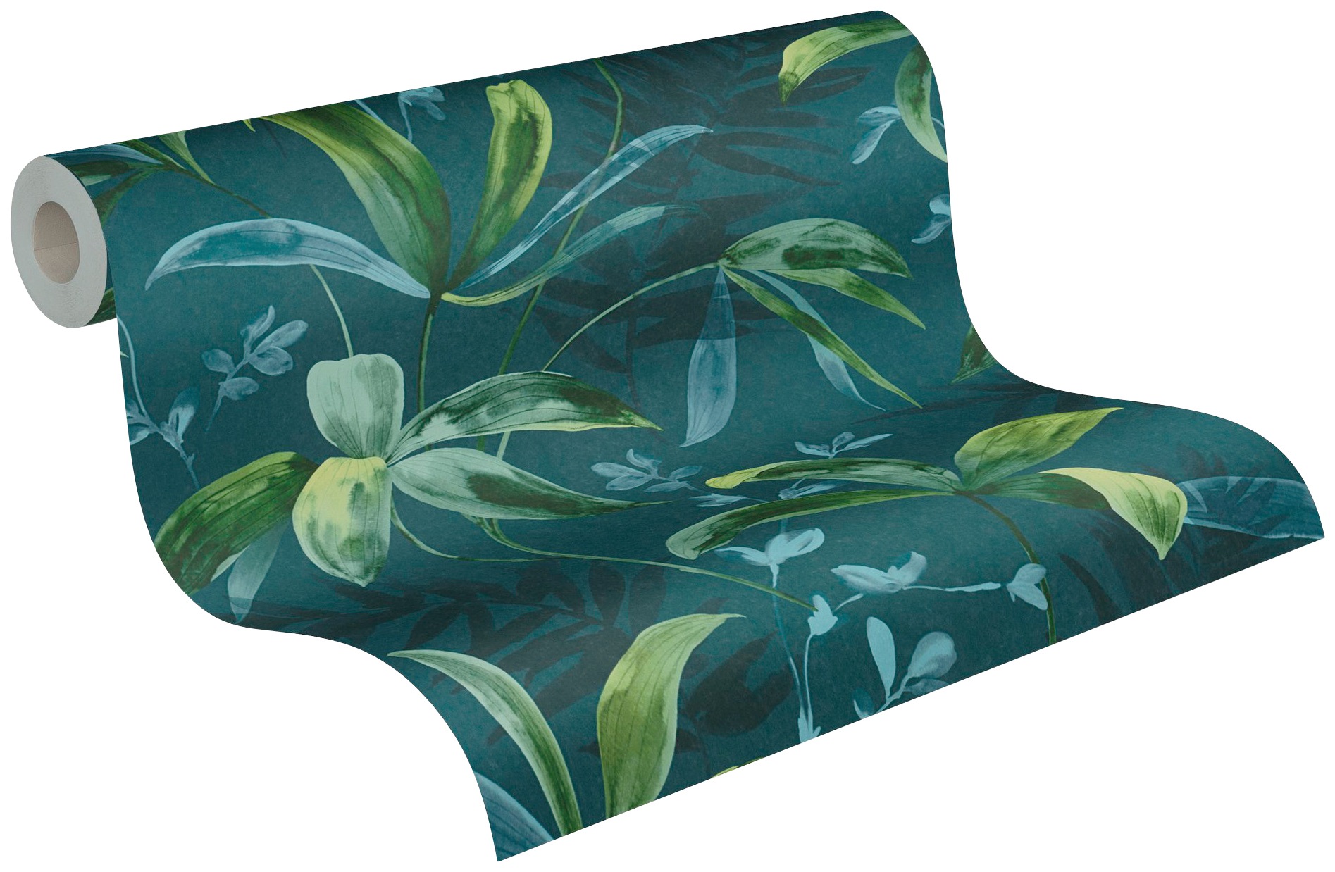 Architects Paper Vliestapete »Jungle Chic«, floral-botanisch-tropisch, Palmentapete Tapete Dschungel Tapeten Wohnzimmer Schlafzimmer Küche