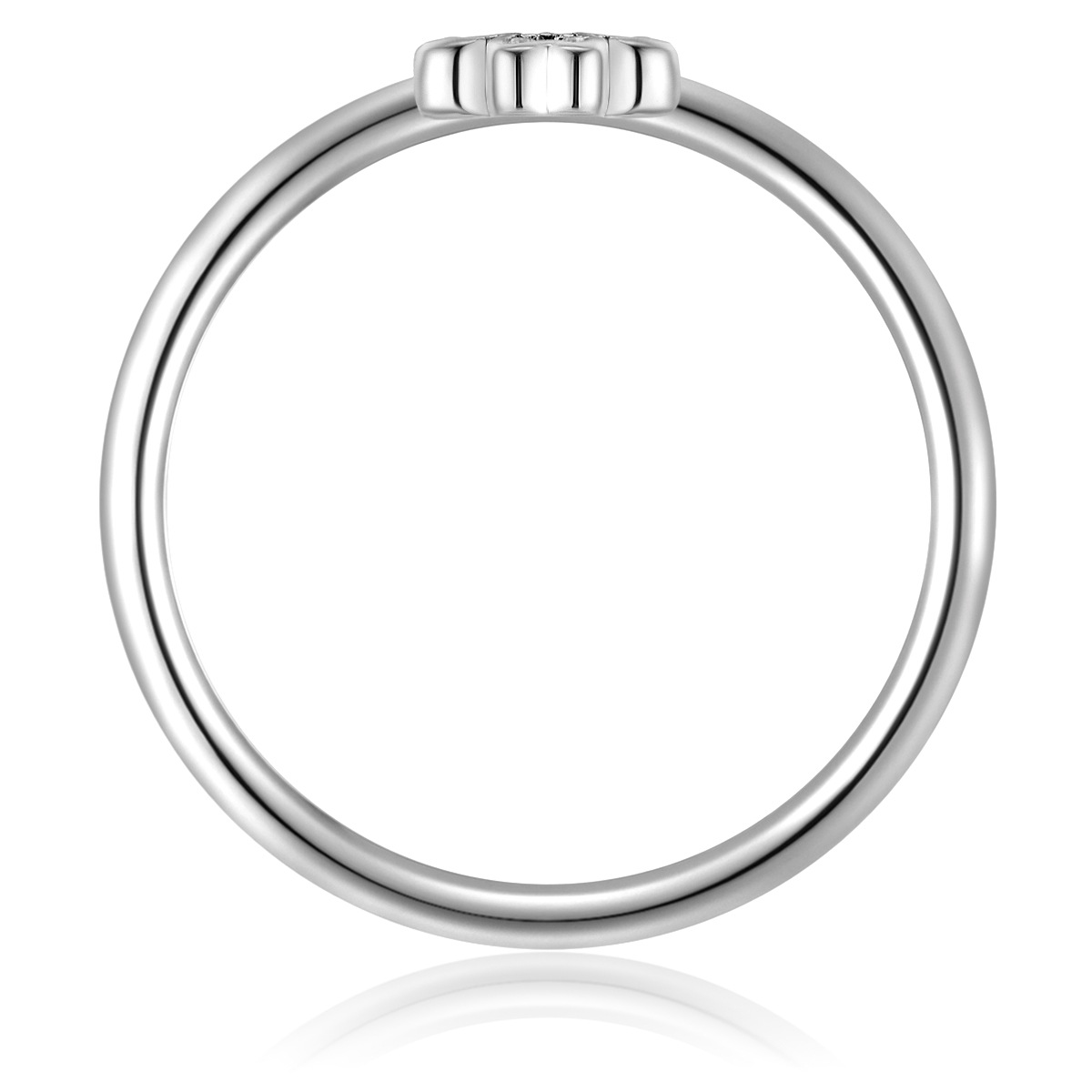 Glanzstücke München Silberring »GSM2246«, (1 tlg.), aus Sterling Silber