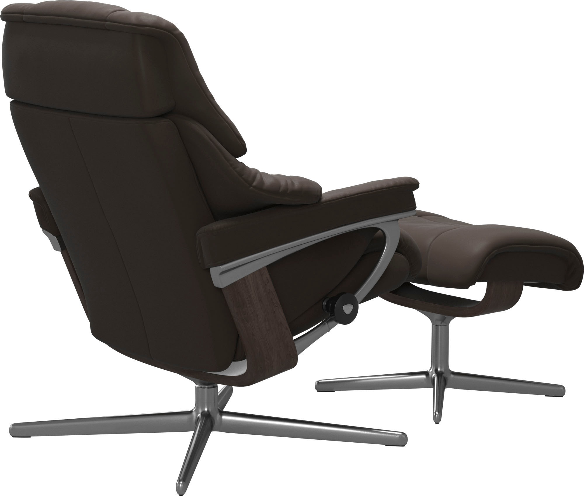 Stressless® Relaxsessel »Reno«, mit Cross Base, Größe S, M & L, Holzakzent Wenge