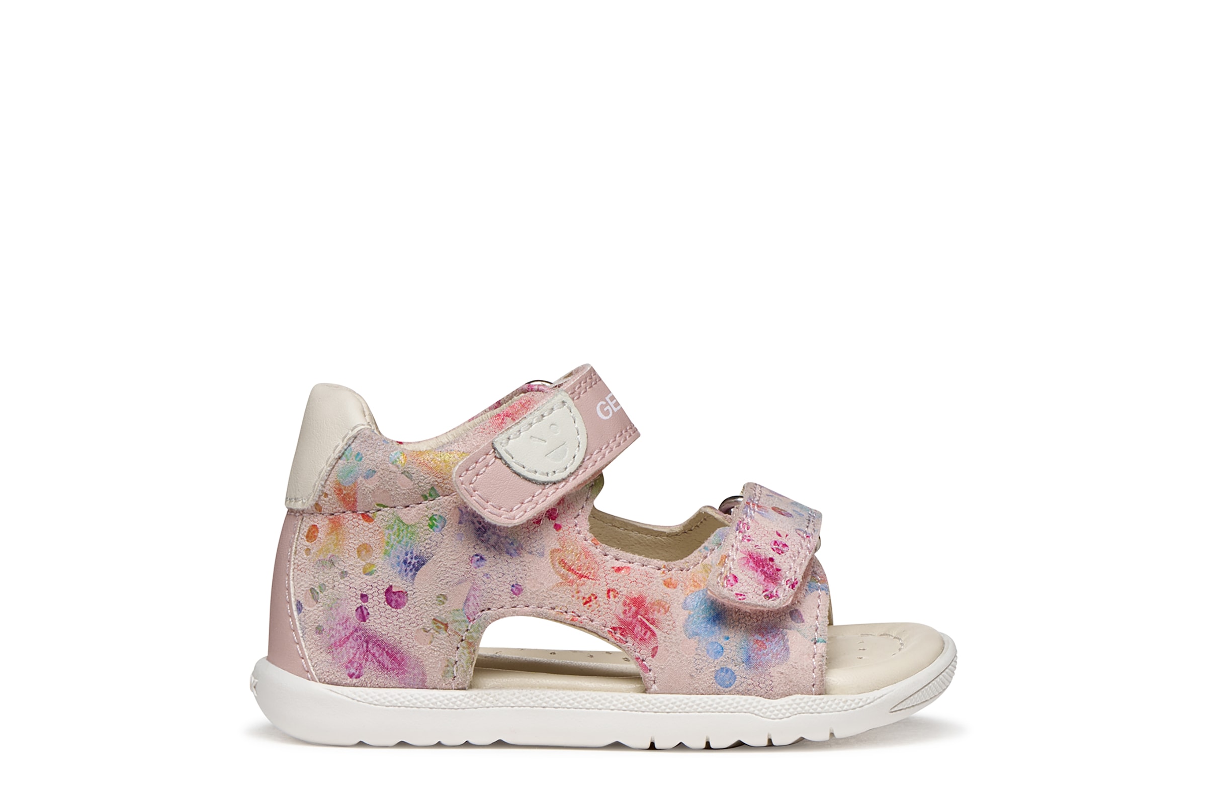 Geox Lauflernschuh »B SANDAL MACCHIA GIR«  Babyschuh mit Klettverschluss, Größenschablone zum Download