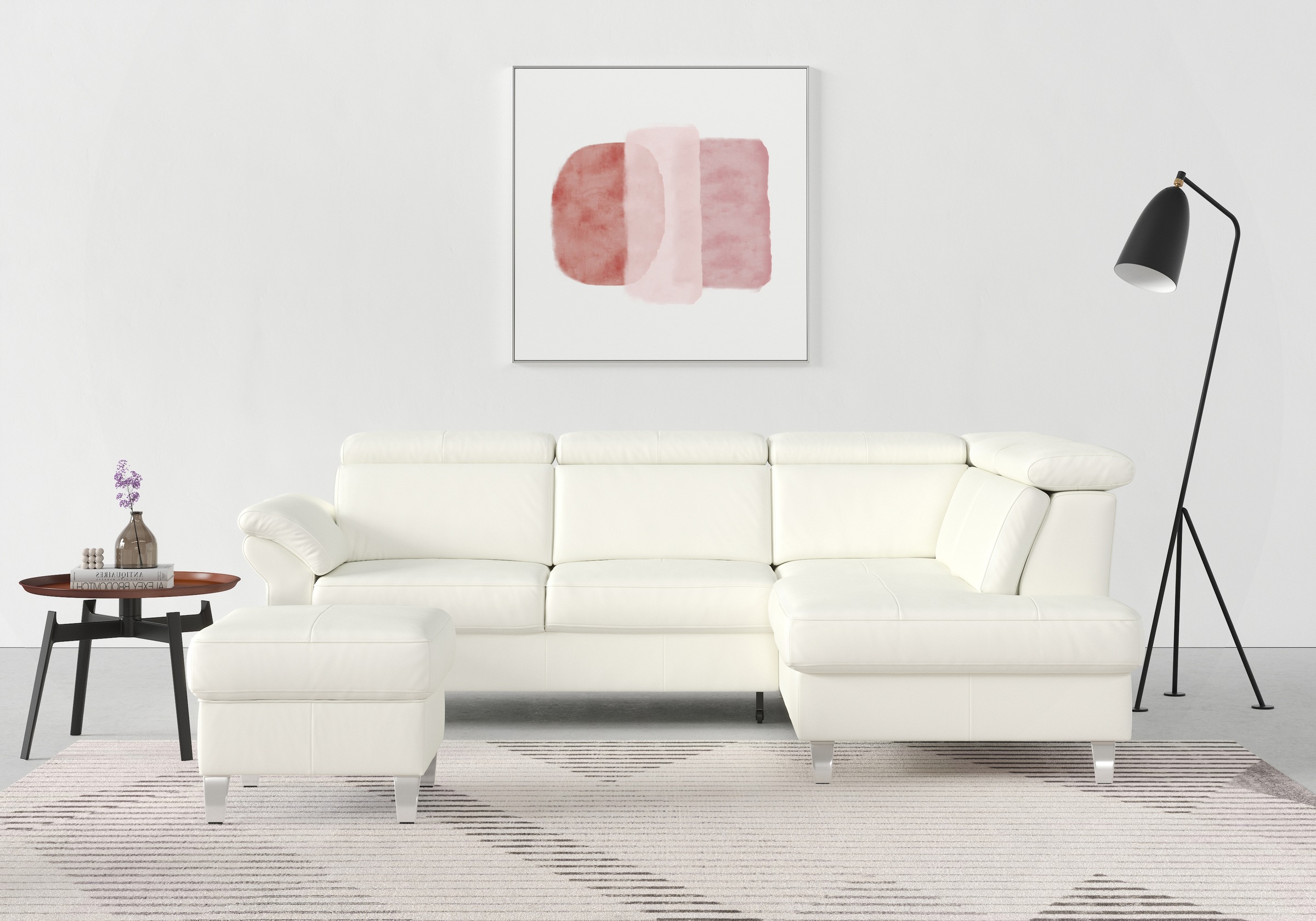 sit&more Ecksofa, inklusive Kopfteilverstellung, wahlweise mit Bettfunktion und Bettkasten