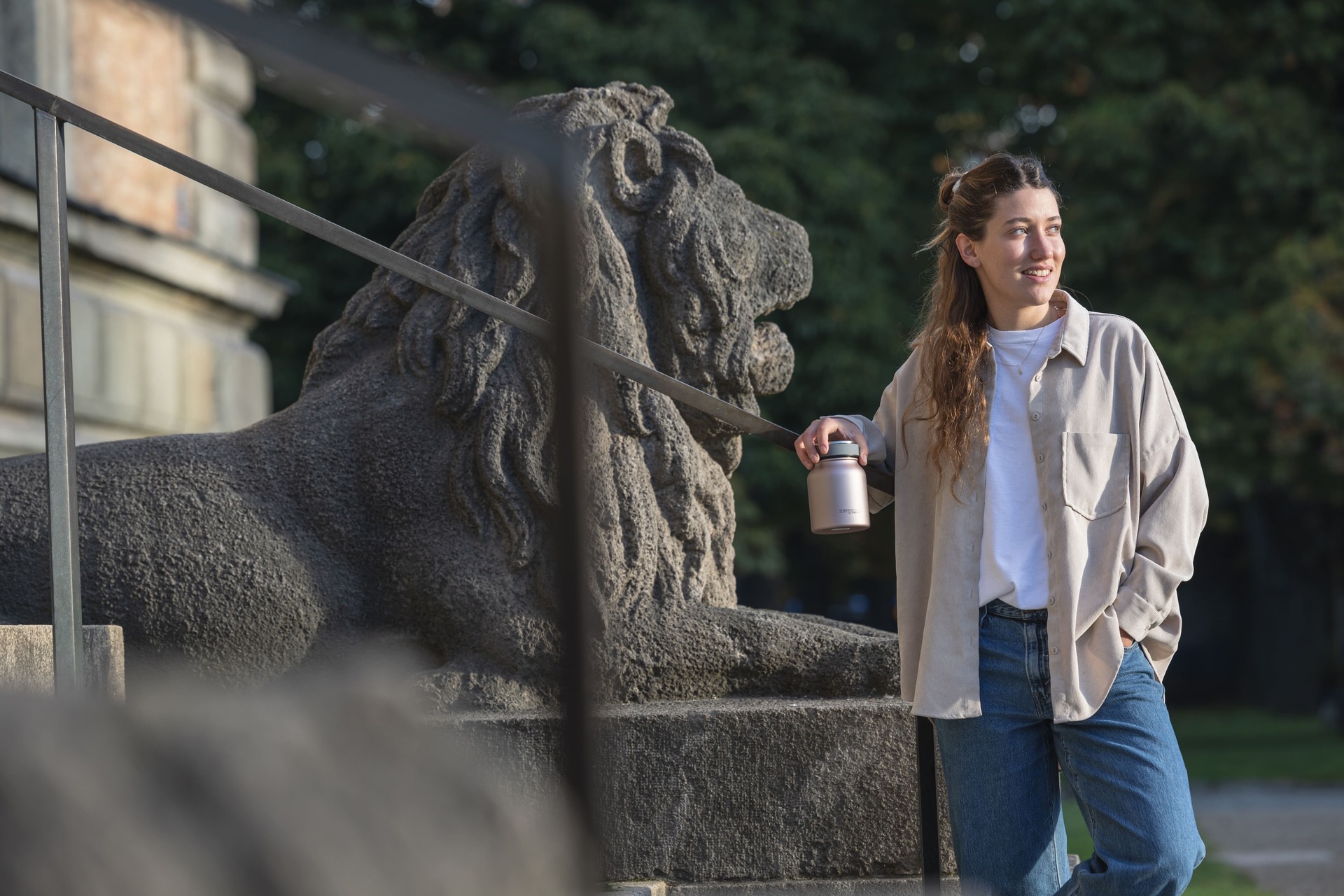 THERMOcafé Thermobehälter »TC FOOD JAR, Thermobehälter für Essen, spülmaschinenfest« 1 Stk. tlg. 0,5l, 9h heiß & 14h kalt, dicht & auslaufsicher