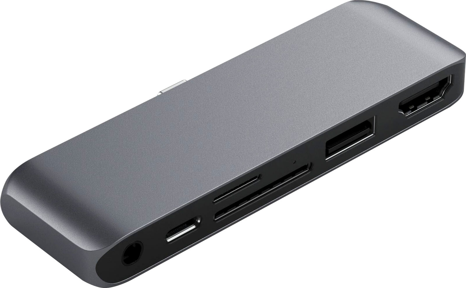 Satechi Tablet-Adapter »USB-C Mobile Pro Hub SD«, USB-C zu USB Typ C-HDMI-3,5-mm-Klinke-MicroSD-Card-SD-Card