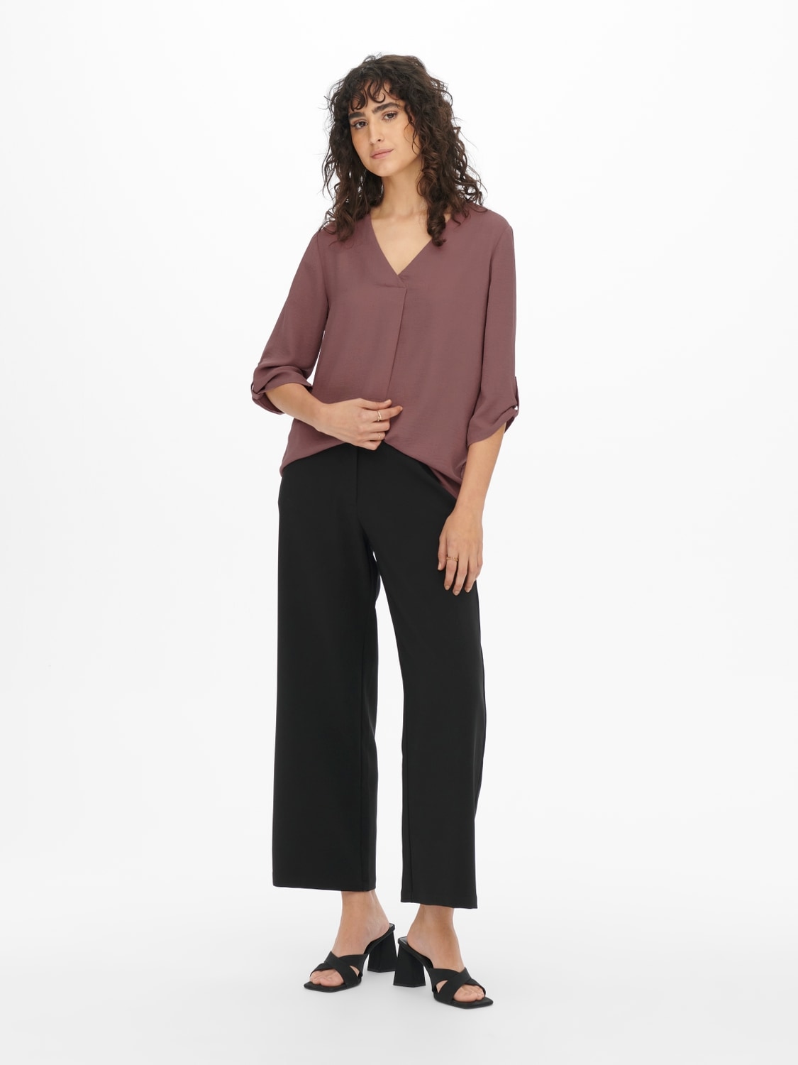 JDY Shirtbluse »JDYDIVYA LIFE 3/4 TOP WVN NOOS«