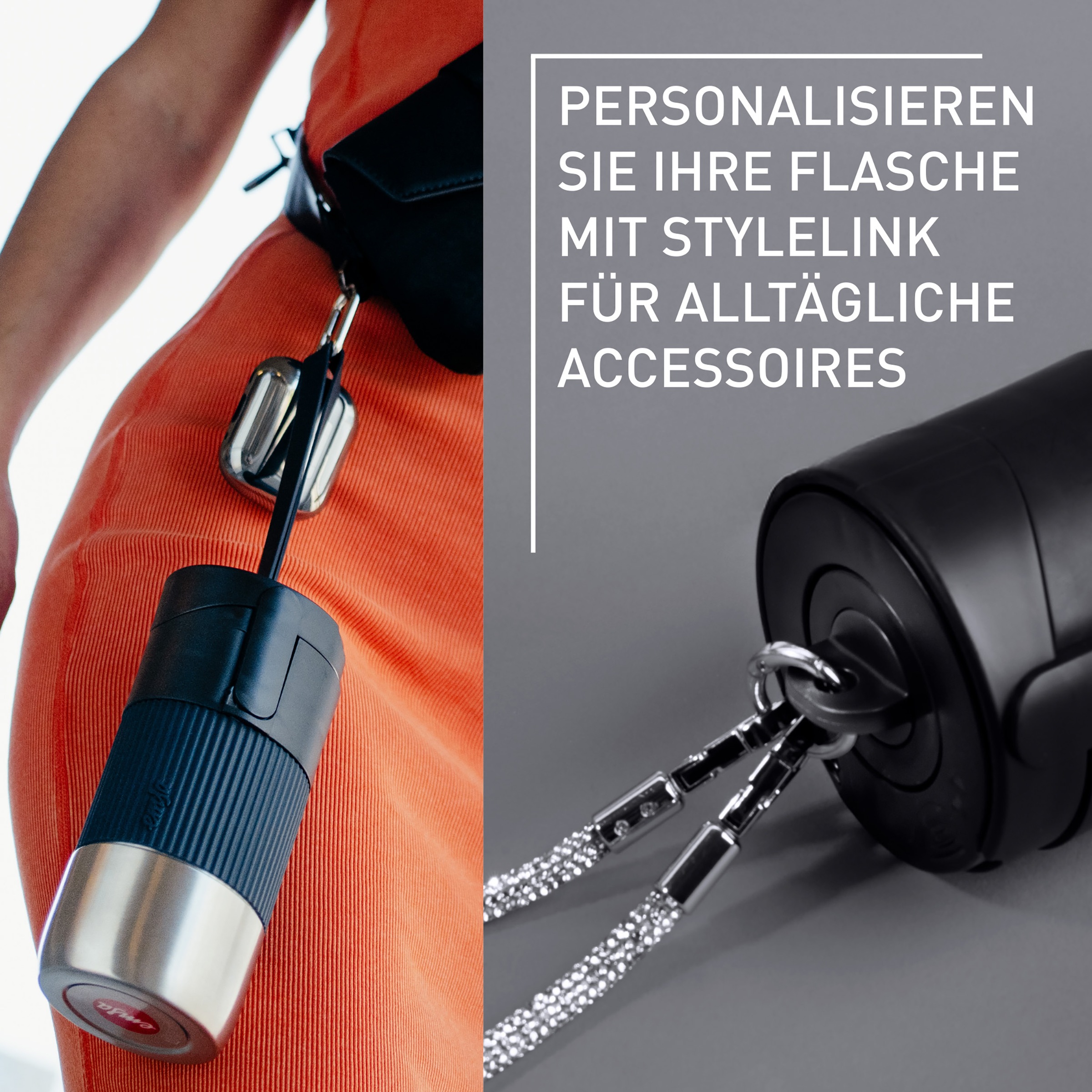 Emsa Thermobecher »beYou« 0,36 L, 4h warm, 12h kalt, 100% dicht, spülmaschinenfest, Trageband