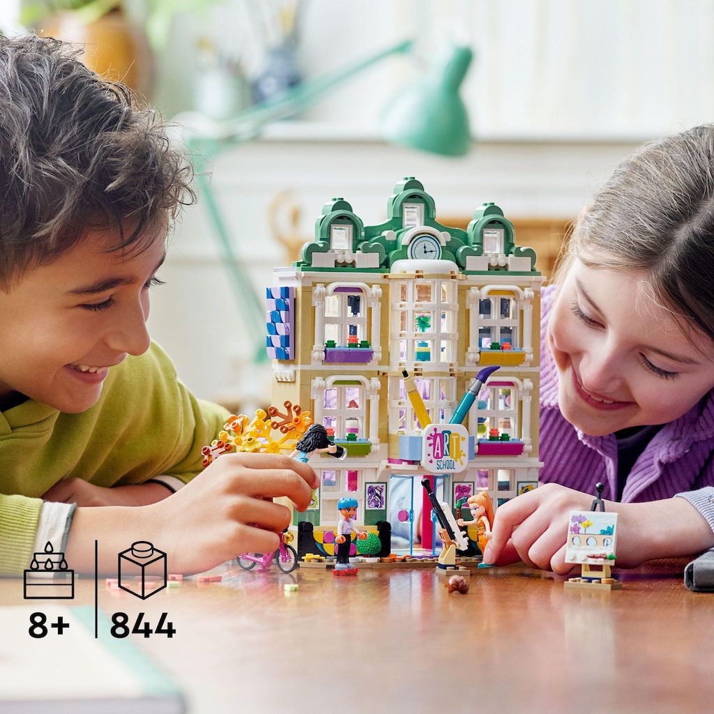 LEGO® Konstruktionsspielsteine »Emmas Kunstschule (41711), LEGO® Friends«, (844 St.)