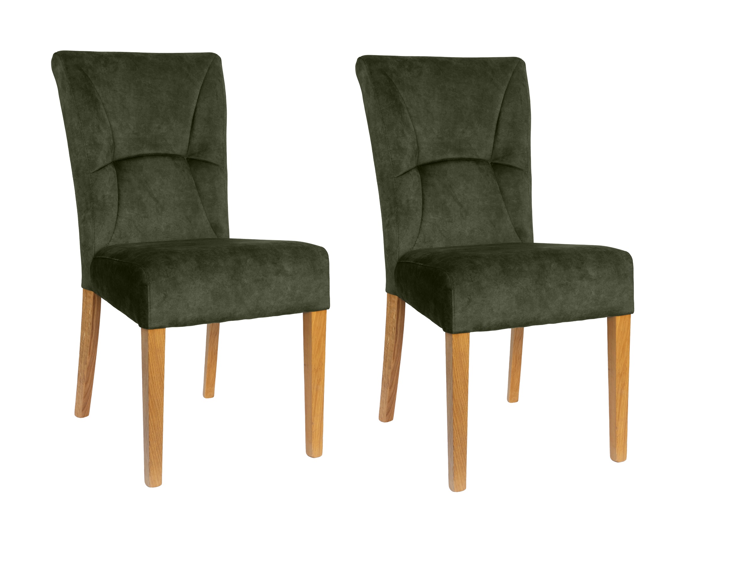 Home affaire 4-Fußstuhl »Henry« (Set) 2 Stk. Samtvelours Sitz und Rücken ge günstig online kaufen