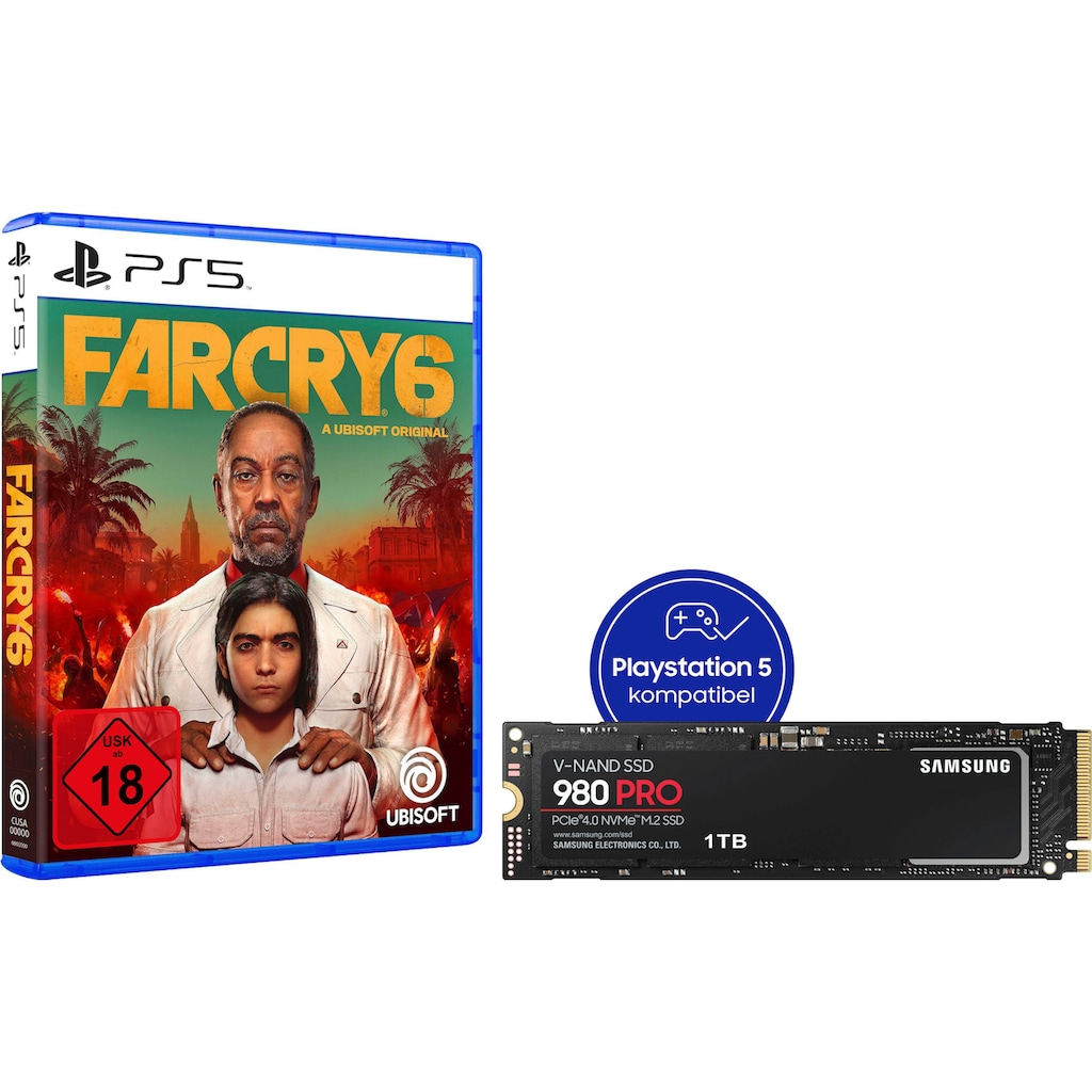 Samsung interne SSD »980 PRO SSD 1TB + Far Cry 6 PS5«, Anschluss M.2 PCIe 4.0