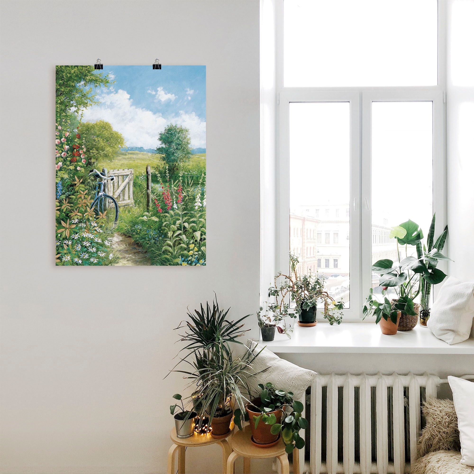 Artland Wandbild »Endloses Ziel« Garten 1 Stk. tlg. als Leinwandbild, Poste günstig online kaufen