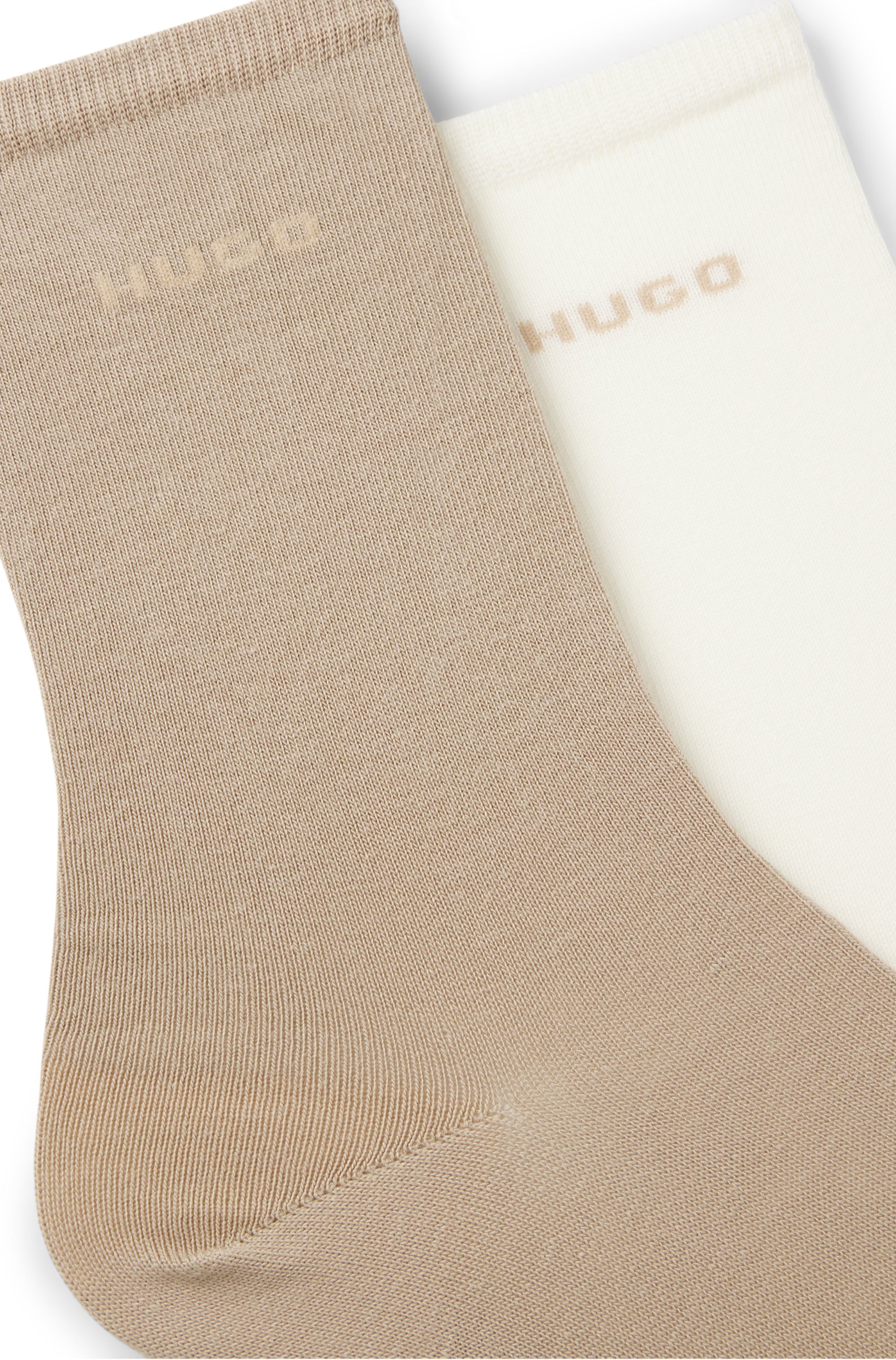 HUGO Underwear Socken »RS UNI LOGO« 2 Paar tlg. mittelhoh, aus Baumwoll-Mix mit Logos