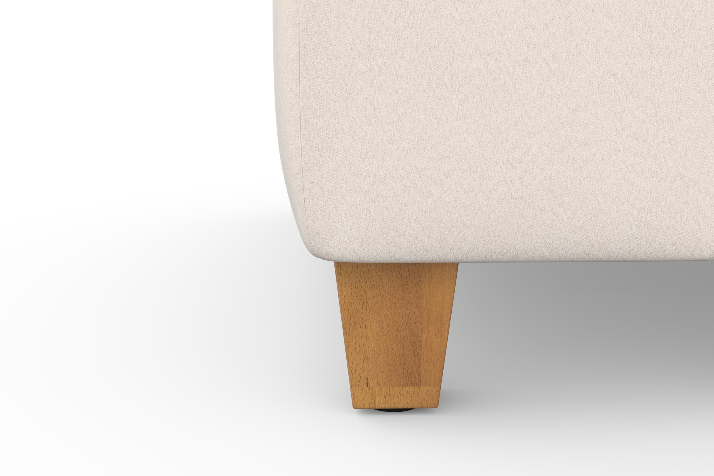 sit&more Ecksofa »Westham L-Form«, mit Recamiere, mit oder ohne Bettfunktion, Bettkasten, Füße Eiche