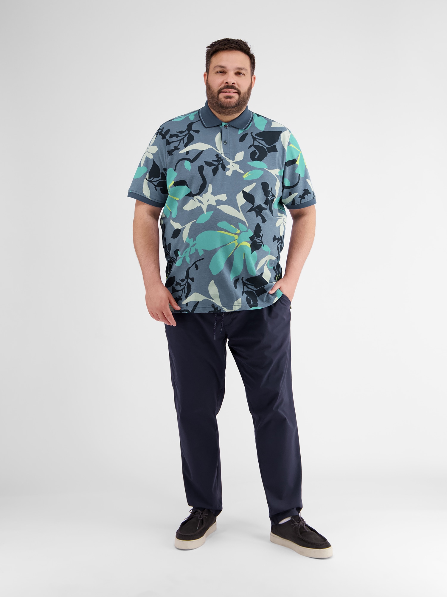 LERROS Poloshirt »Herren-Poloshirt in Übergrößen«