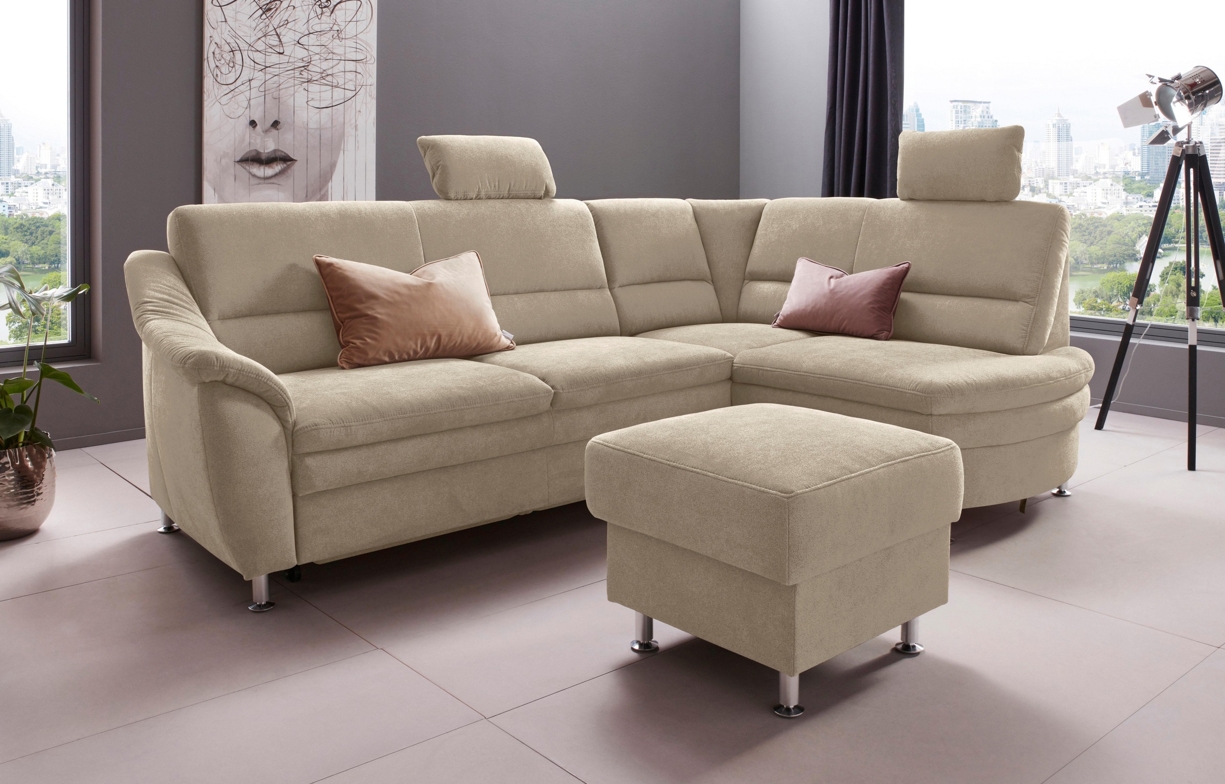 Places of Style Hocker »Cardoso«, mit Stauraum, passend zur Serie günstig online kaufen