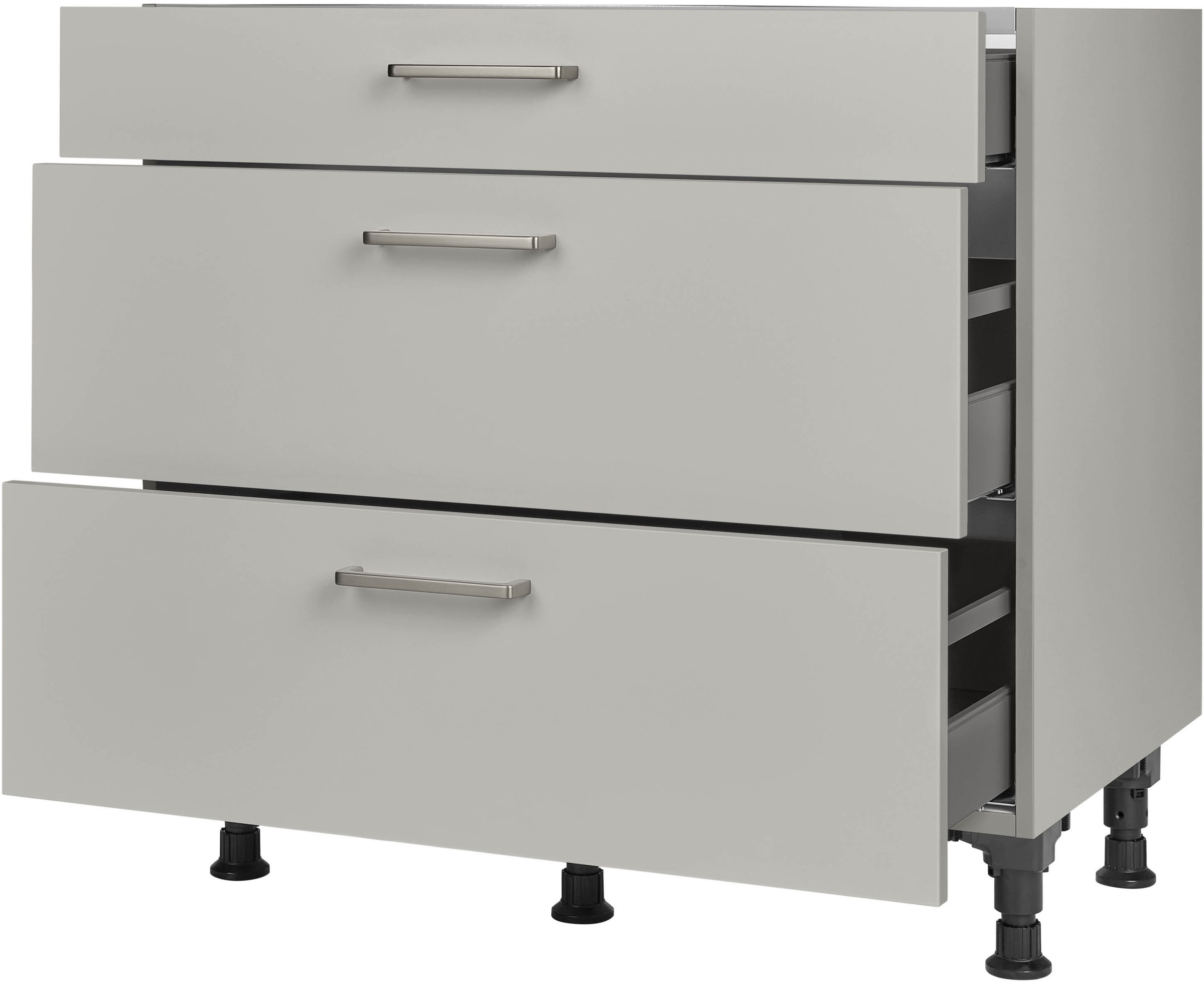 nobilia Kochfeldumbauschrank ""Touch", vormontiert, mit Schubkasten und Aus günstig online kaufen