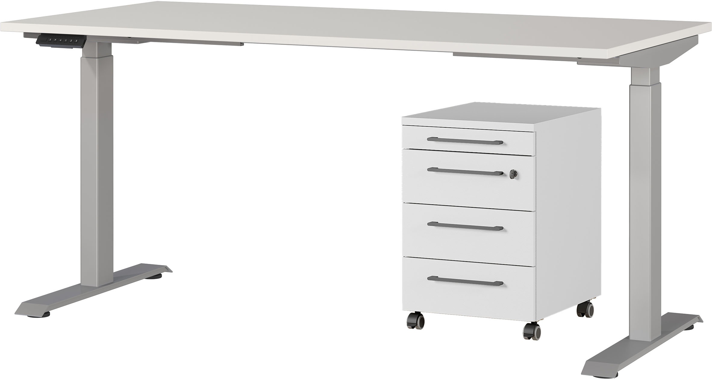 GERMANIA Büromöbel-Set »Agenda« Set bestehend aus höhenverstellbarem Schrei günstig online kaufen