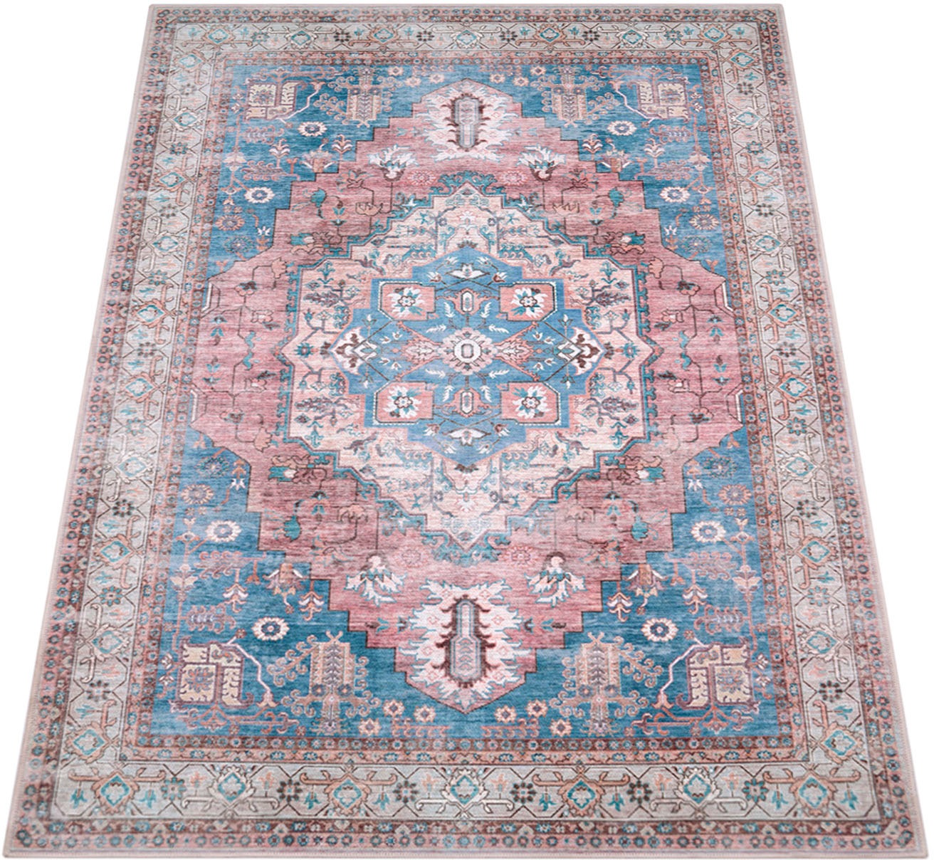 Paco Home Teppich »Bordeaux 246«, rechteckig, 4 mm Höhe, Kurzflor, Orient-O günstig online kaufen