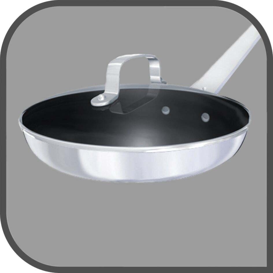 Tefal Deckel »Jamie Oliver B89987«, Ø 28 cm, Dampfauslass, Überlaufschutz