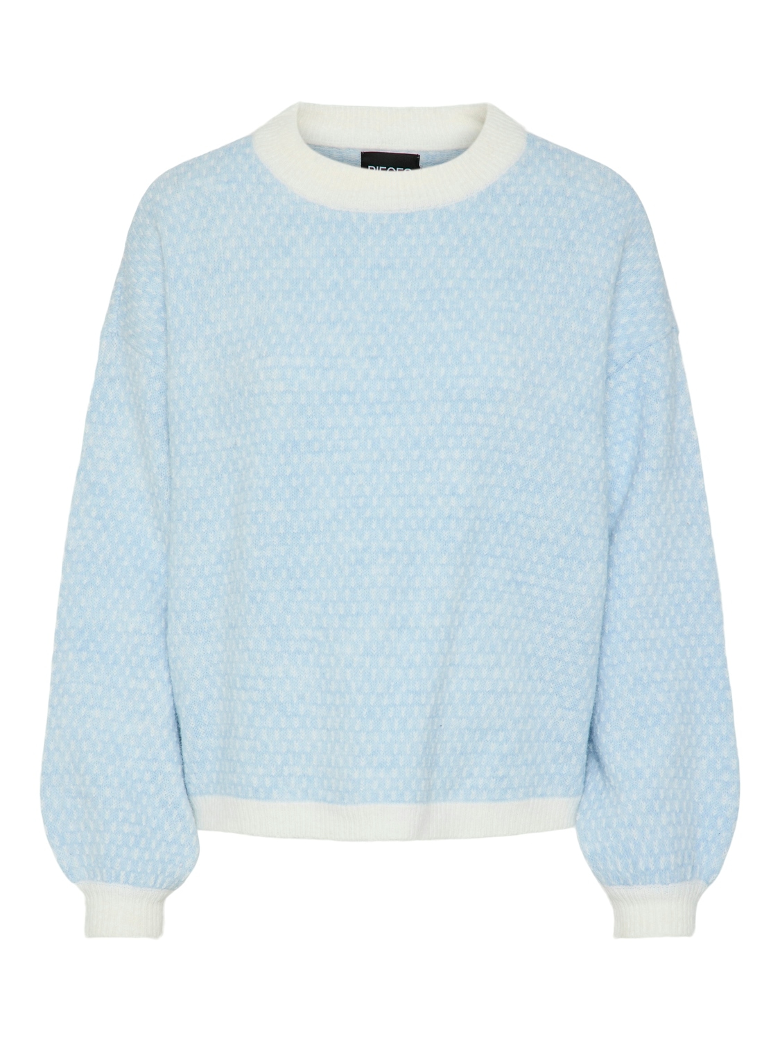 pieces Rundhalspullover »PCDILIPPA LS O-NECK KNIT MM«
