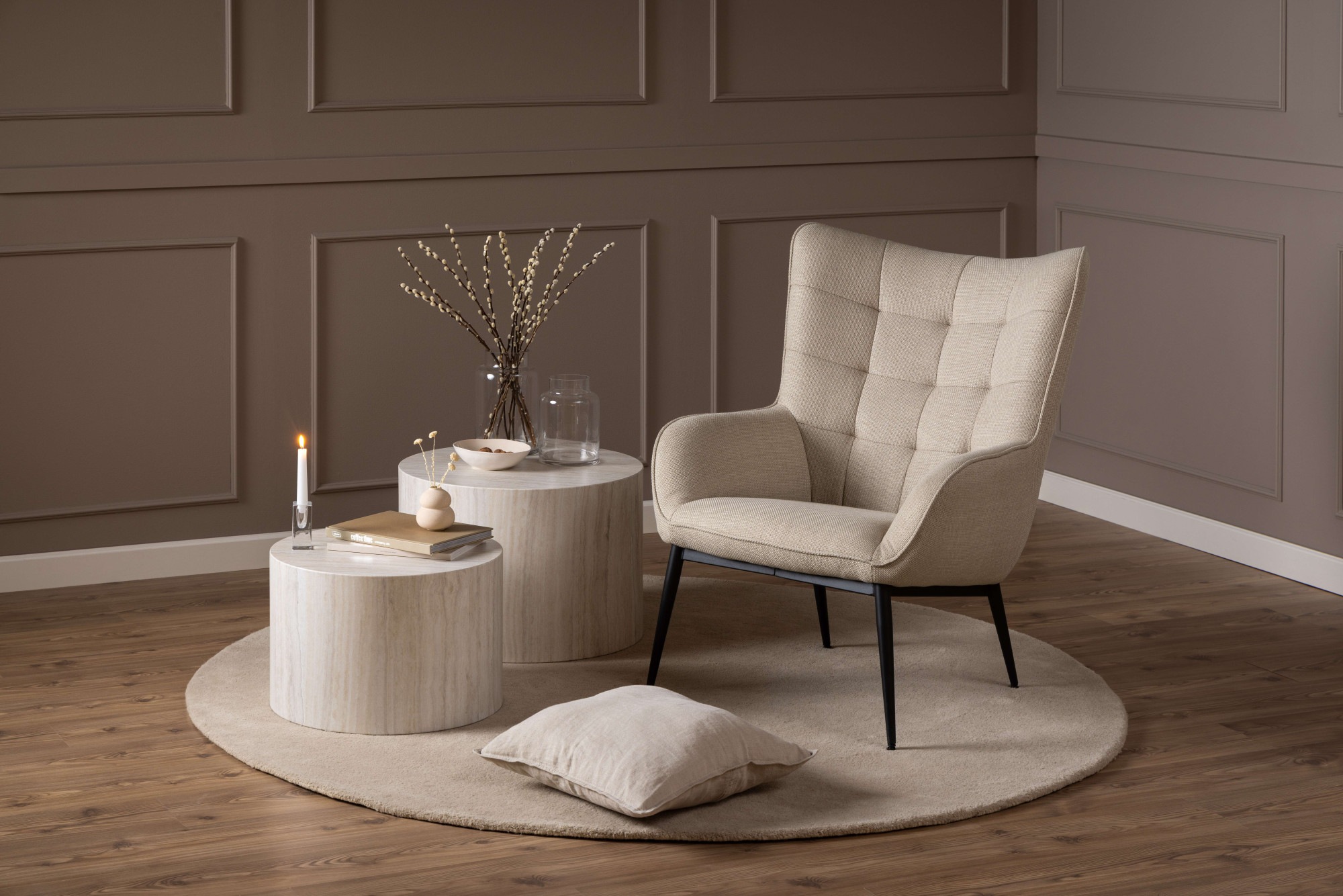 ACTONA GROUP Couchtisch »Dice Wohnzimmertischset, Beistelltisch, Sofatisch, günstig online kaufen