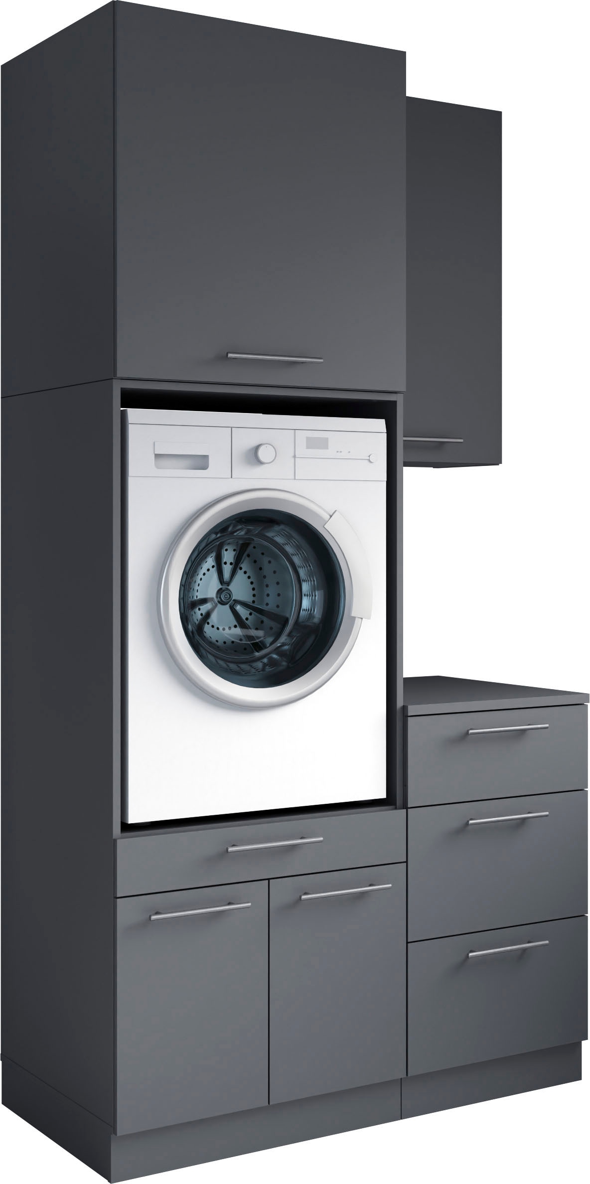 Laundreezy Mehrzweckschrank-Set »Laundreezy, 4-tlg. Mehrzweckschrank-Set B/H/T 118/238/68 cm« 4 Stk. tlg.