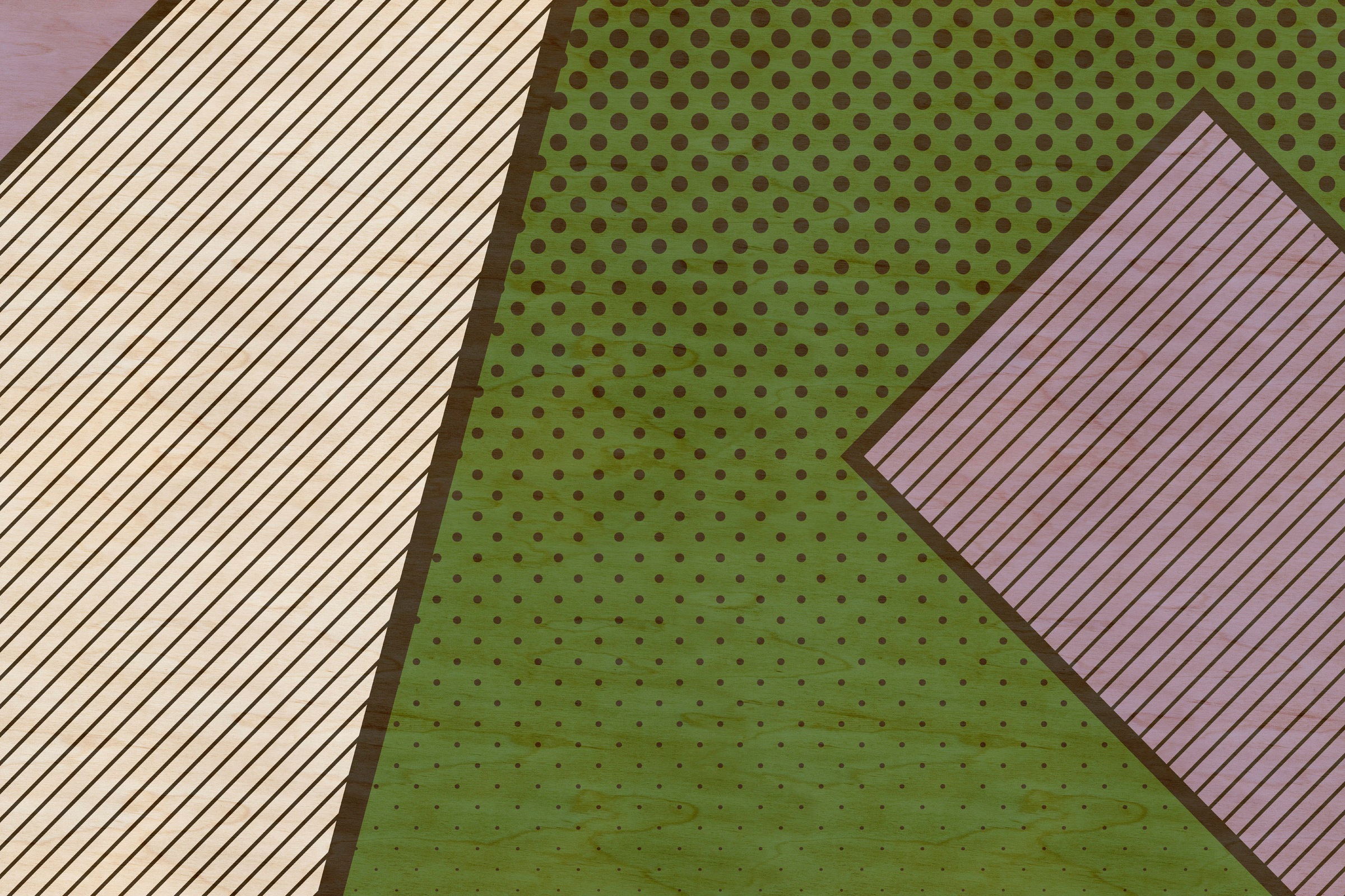 A.S. Création Leinwandbild »pattern play 3«, Kunst-Modern-Kinder, (1 St.), Keilrahmen Bild Grafisch Geometrisch Leinwand-Bild Wohnzimmer modern