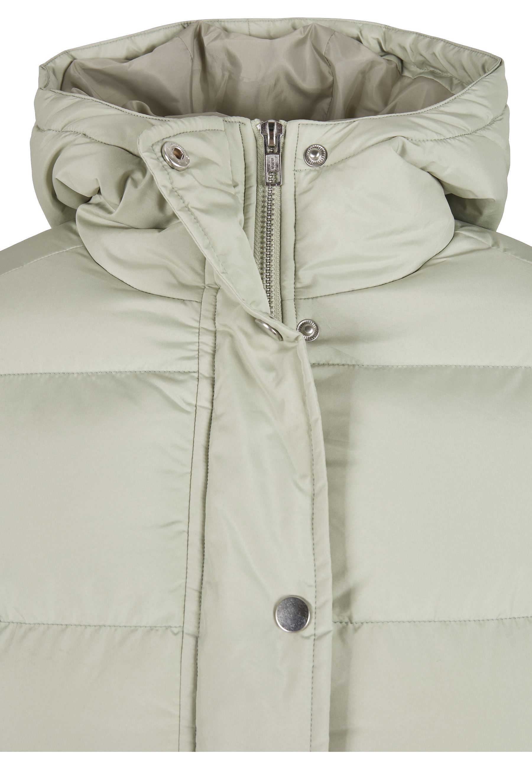 URBAN CLASSICS Winterjacke »Urban Classics Damen Ladies Hooded Puffer Jacket« 1 Stk. tlg. mit Kapuze