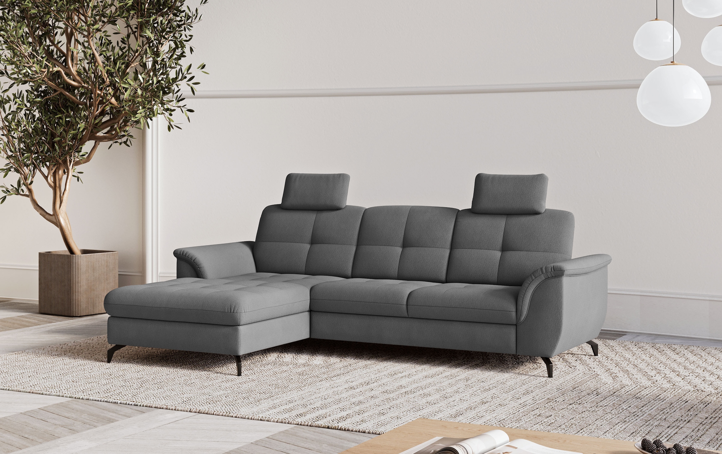 sit&more Ecksofa »Zora« wahlweise mit Bettfunktion und Bettkasten günstig online kaufen