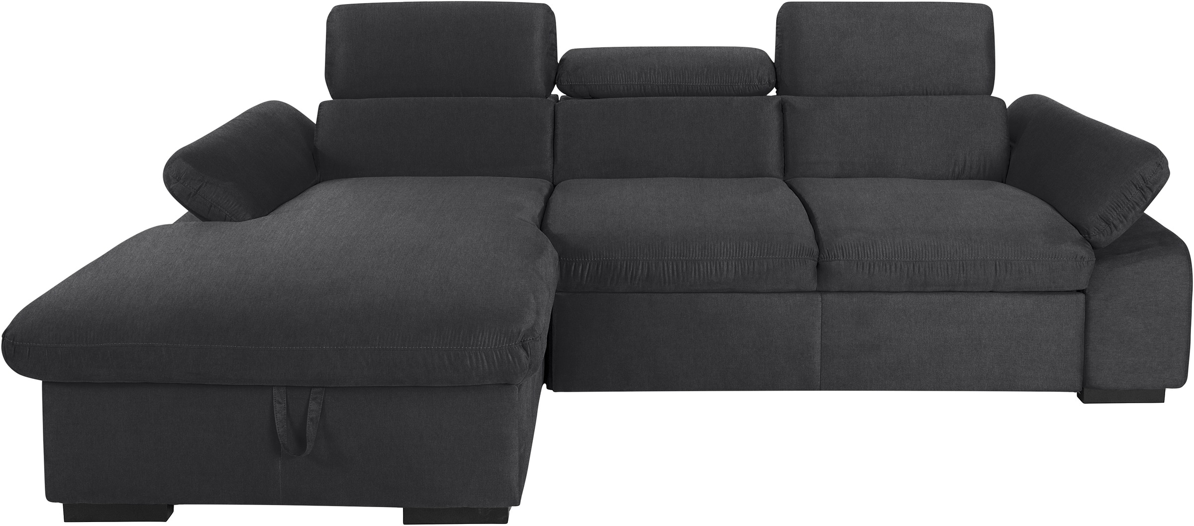 COTTA Ecksofa »Lola L-Form mit Kopfteilfunktion & Hocker« wahlweise mit Bet günstig online kaufen