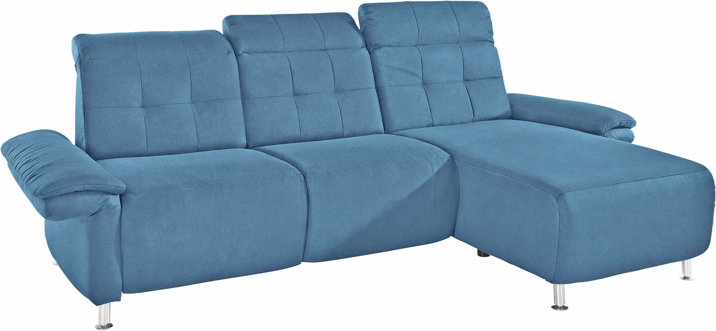 Places of Style Ecksofa »Manhattan L-Form«, 2 Sitze mit elektrischer Relaxfunktion, verstellbare Armlehnen