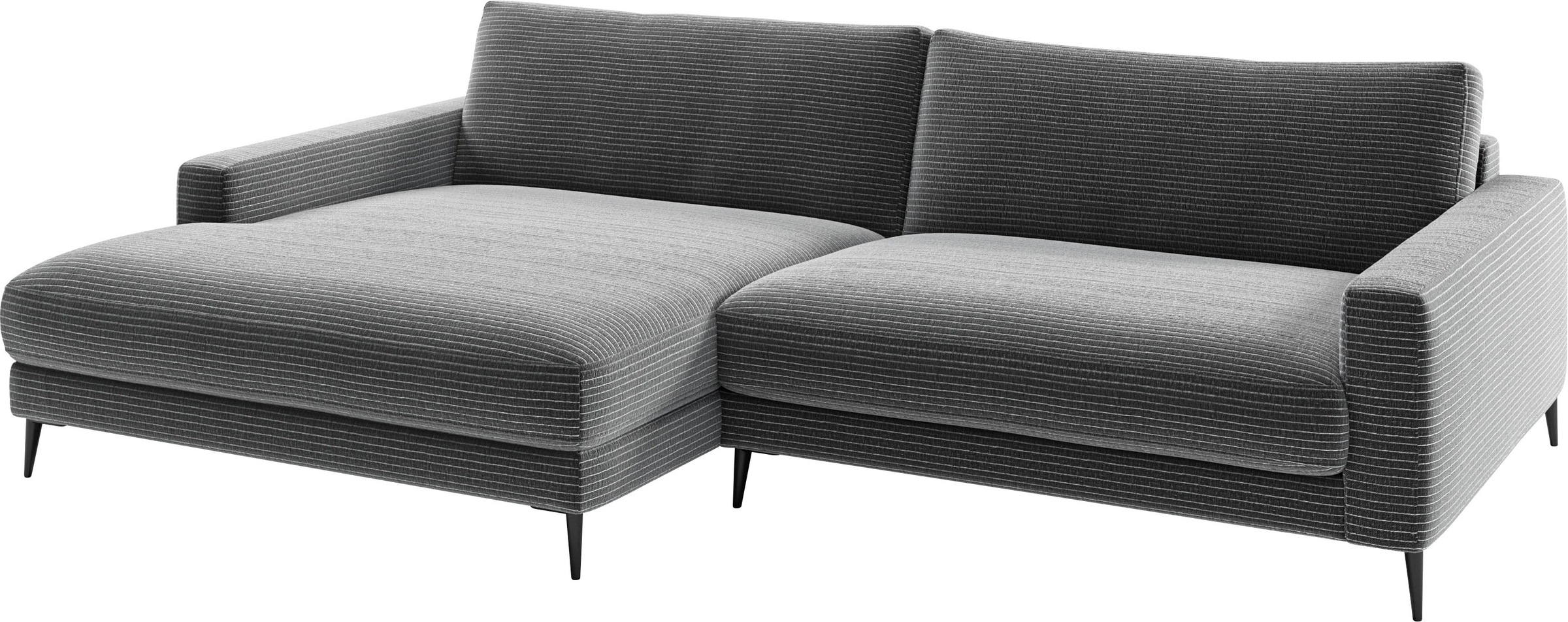 Home affaire Ecksofa »Downtown, B/T/H: 272/190/84 cm L-Form« weicher Sitzko günstig online kaufen