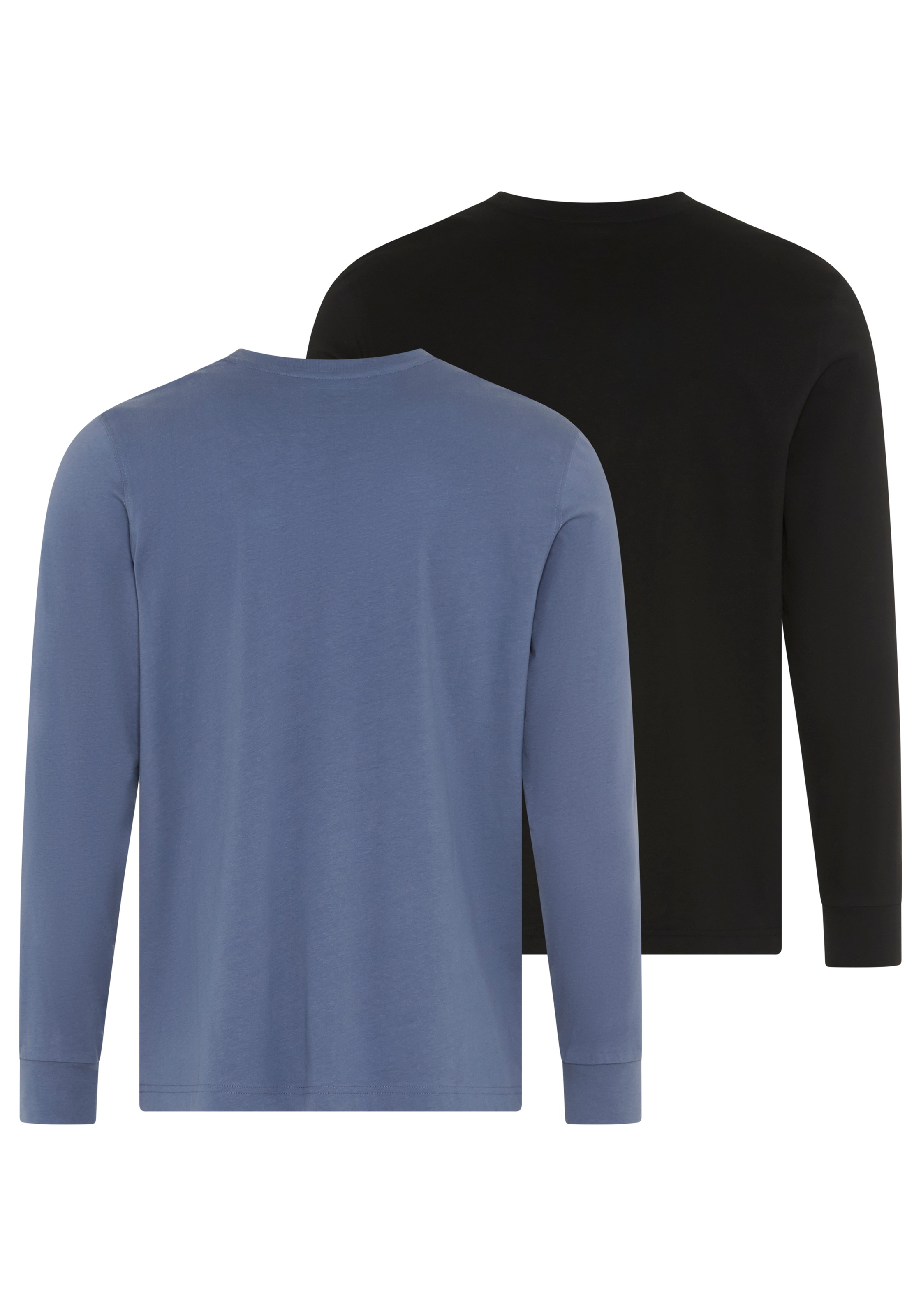DELMAO Rundhalsshirt »Neue Kollektion« casual Stil, langarm, schmale Passform, mit Print