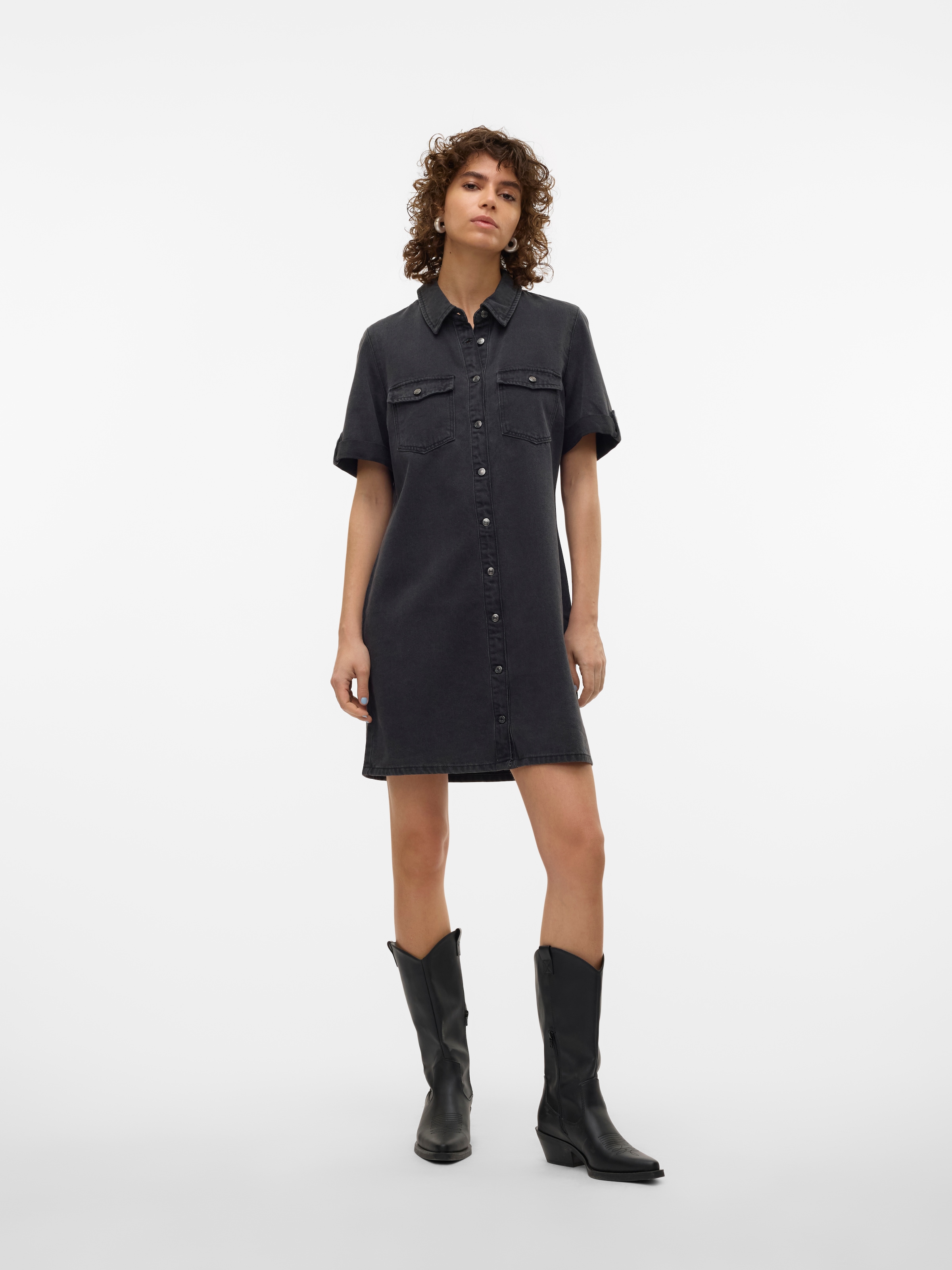 Vero Moda Jeanskleid »VMJENNIE SS SHORT DENIM DRESS NOOS«