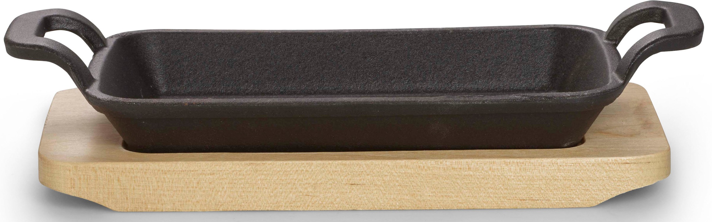 ECHTWERK Auflaufform, Gusseisen, (1 St.), Mini-Auflaufform mit Servierbrett günstig online kaufen