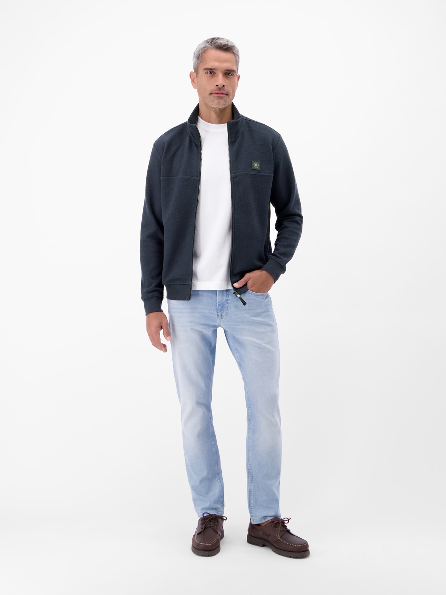 LERROS Sweatjacke »Sweatjacke aus Baumwollmix«