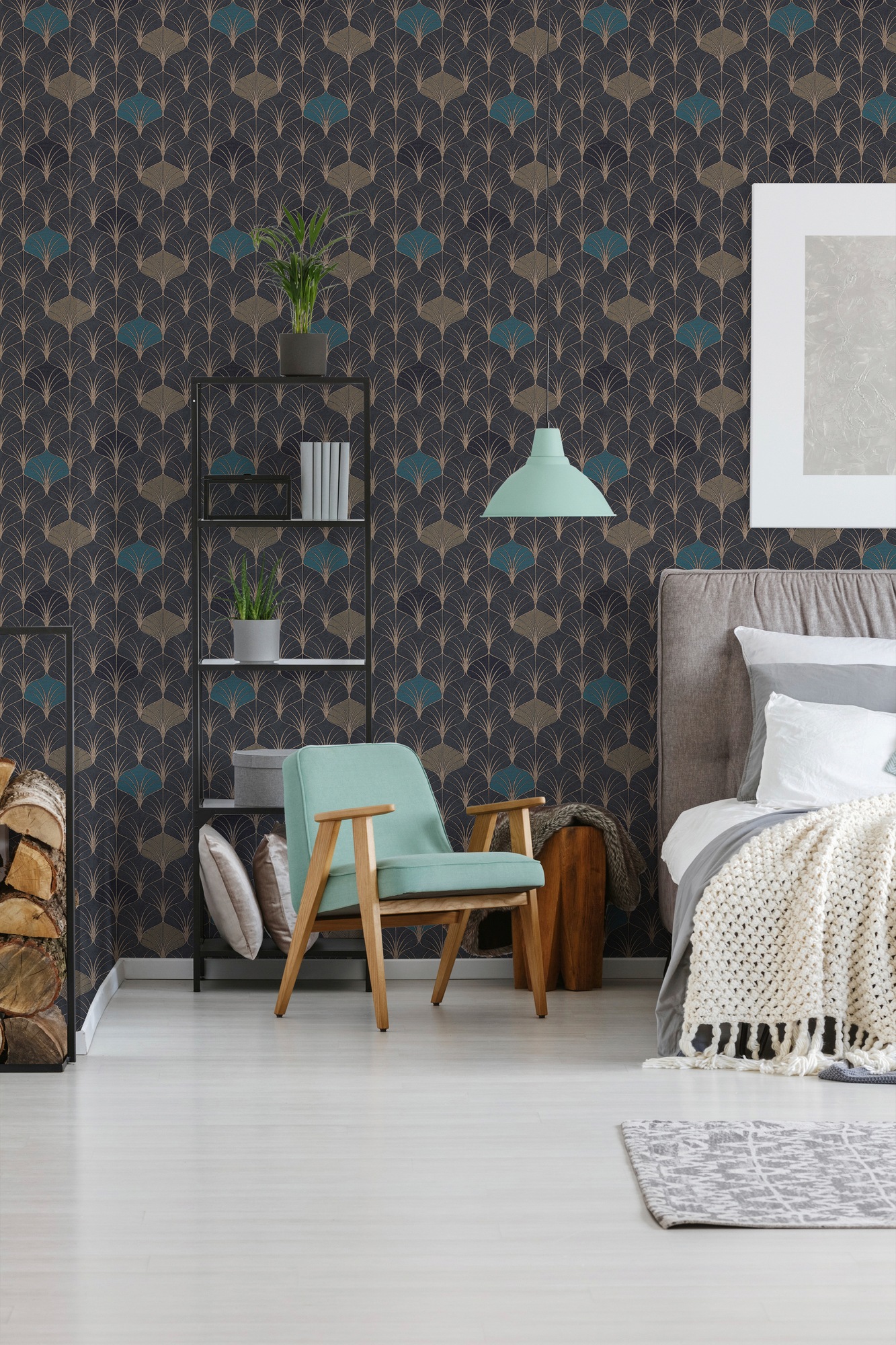 A.S. Création Vliestapete »Pop Style«, gemustert-ornamental, Geometrische Tapete Retro Tapeten Wohnzimmer Schlafzimmer Küche Design