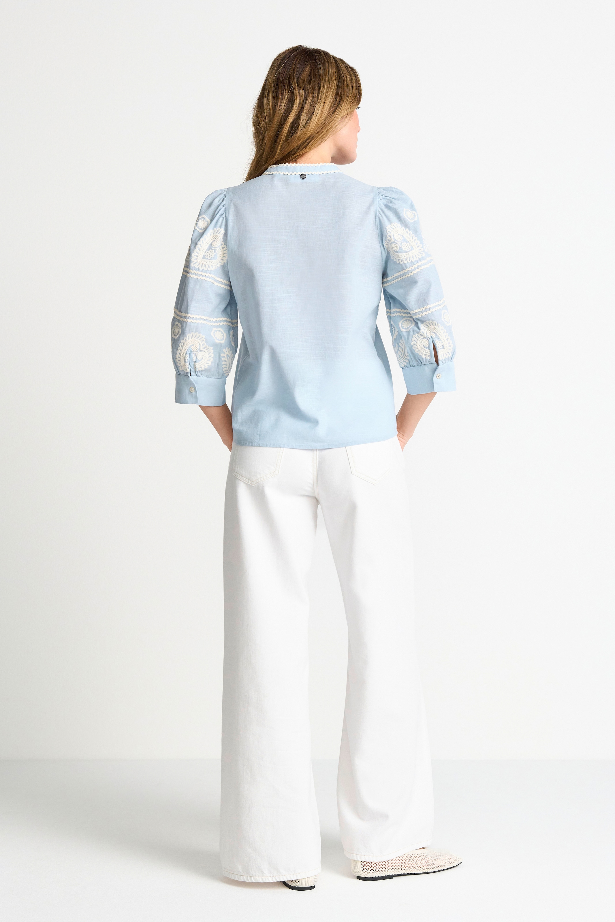 RICHROYAL Klassische Bluse Regular fit mit Stickereien
