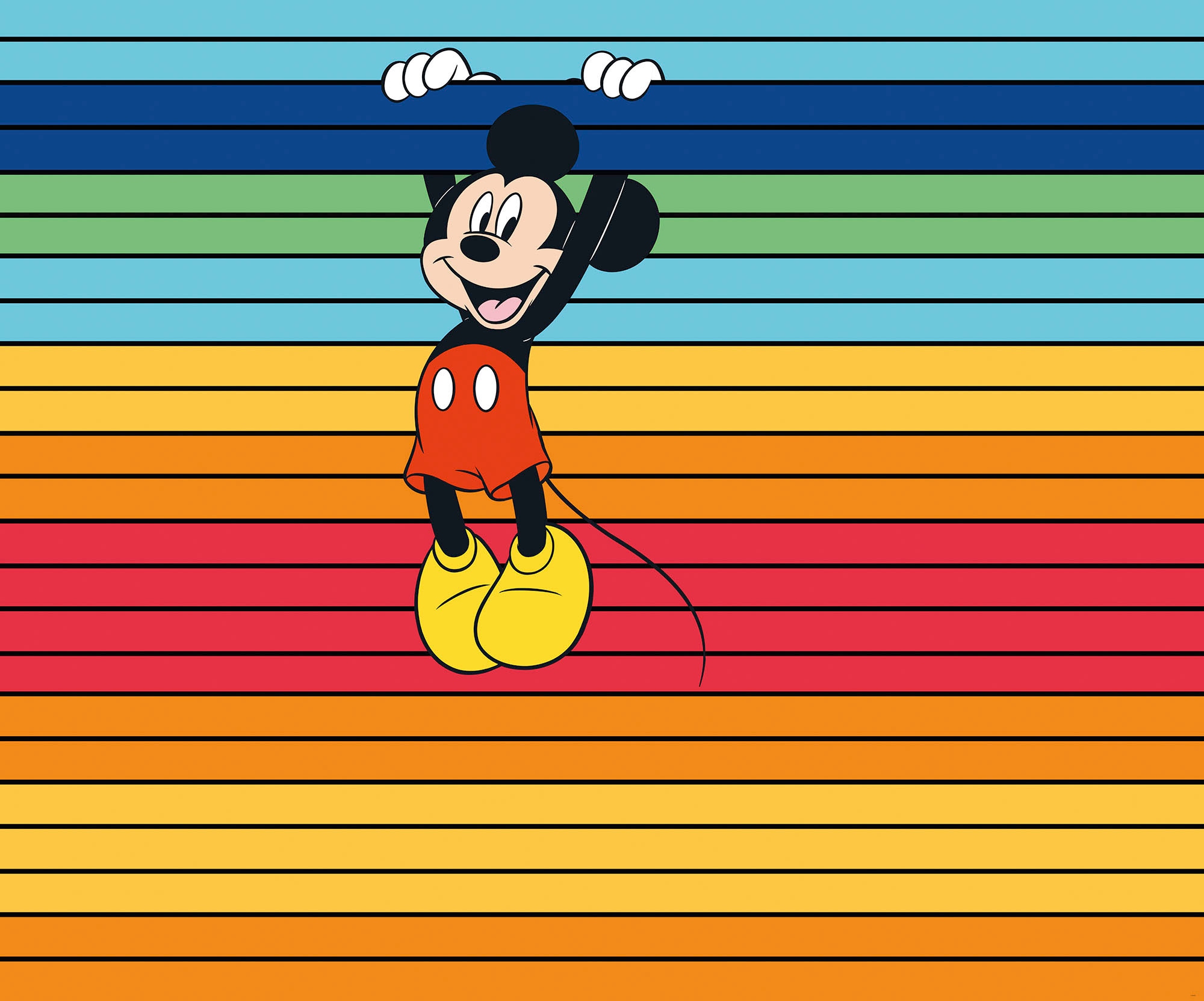 Komar Vliestapete »Mickey Magic Rainbow«, 300x250 cm (Breite x Höhe) günstig online kaufen