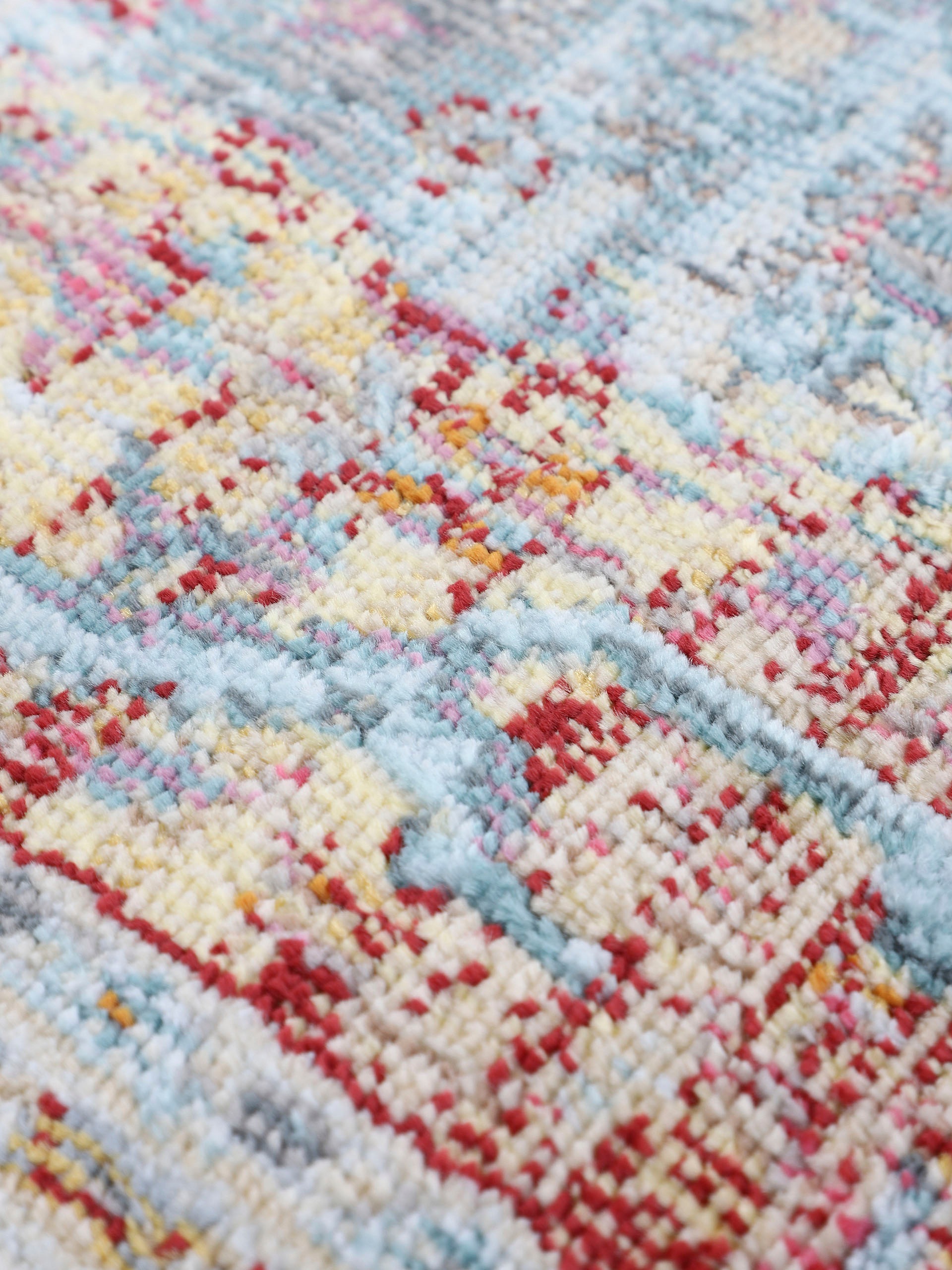 carpetfine Teppich »Esha«, rechteckig, 8 mm Höhe, Vintage Look, schöne Farben, mit Fransen, Wohnzimmer