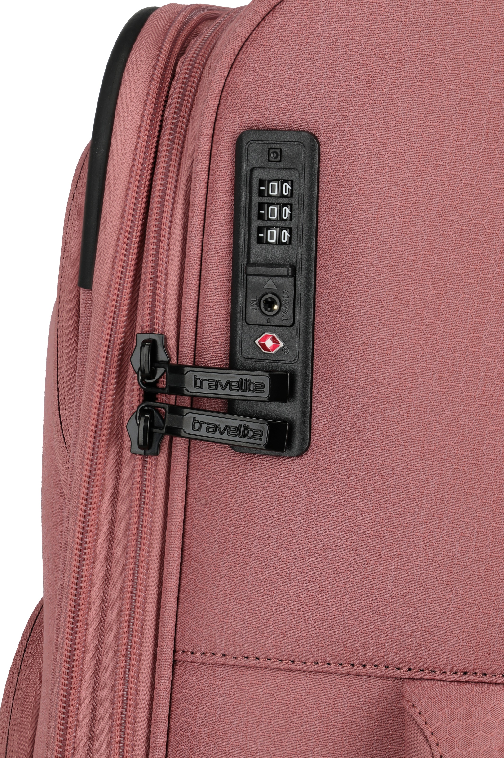 travelite Trolley »KICK OFF Reisekoffer« 110 l 4 Rollen 4 Doppelrollen, Außentaschen und Packgurte – leicht und robust