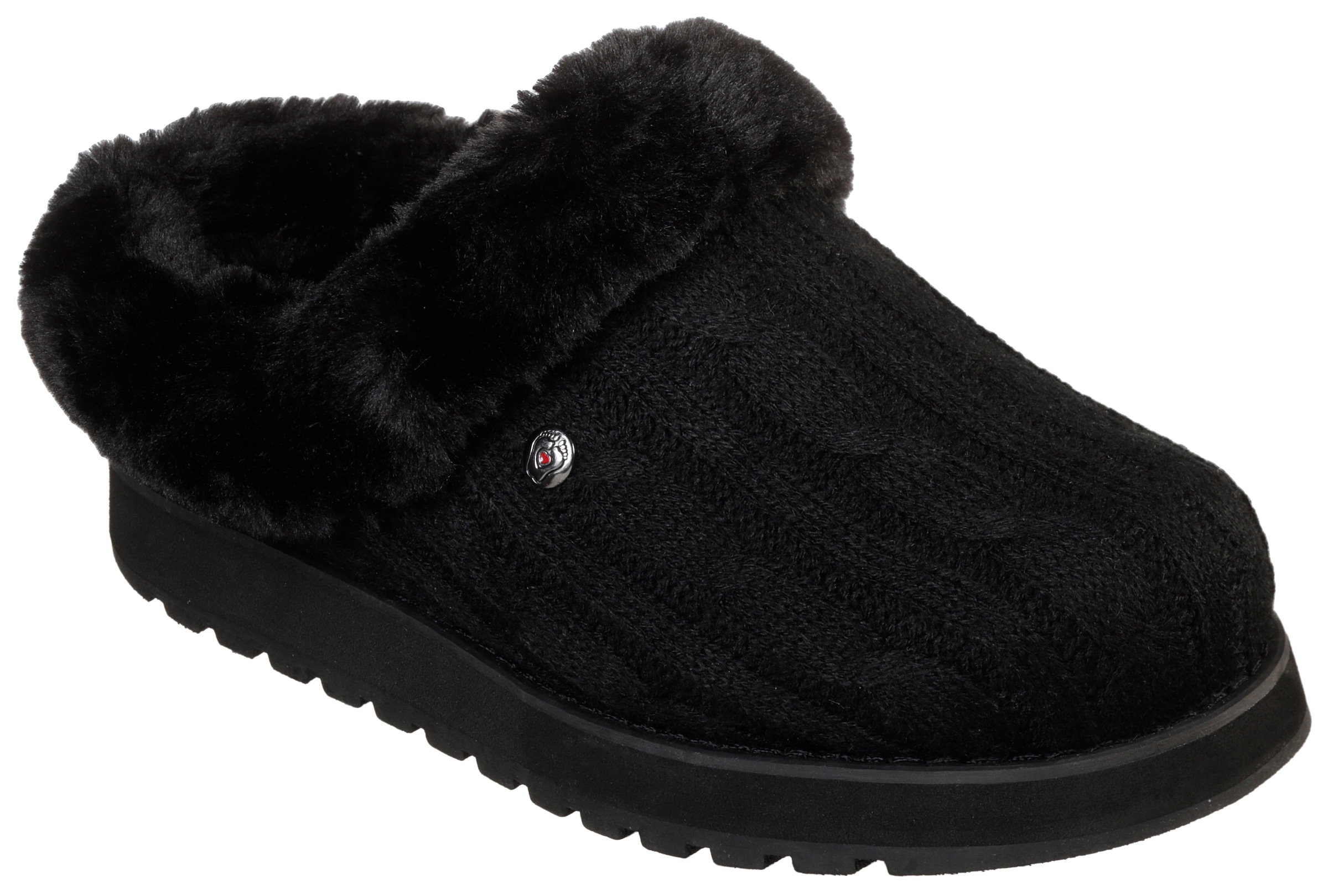 Skechers Pantoffel »KEEPSAKES - ICE ANGEL«, in Strick-Optik