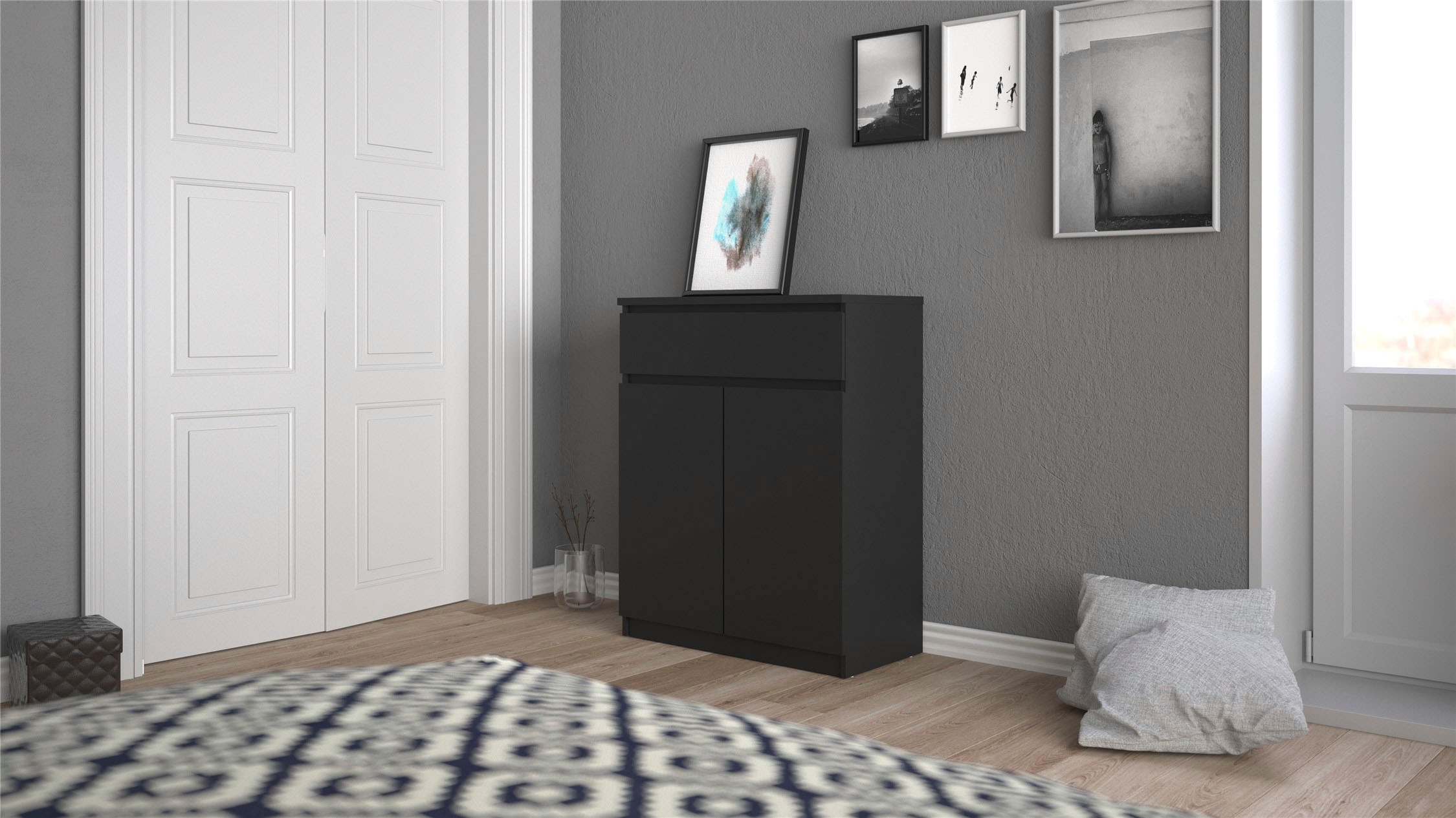 INOSIGN Kommode »Naia«, abgerundete Schubladenkanten auf Metallgleiter, Breite 80,2 cm