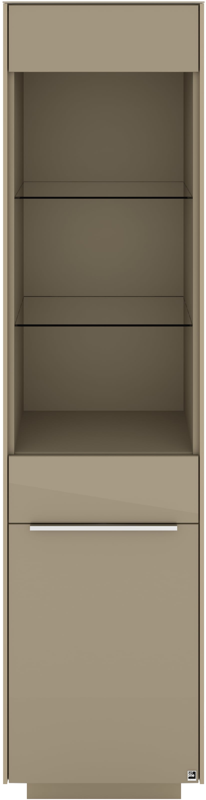 set one by Musterring Standvitrine »Reno« 1 Stk. tlg. Mit Sockel in diversen Farben, 193 cm Höhe & Farbauswahl