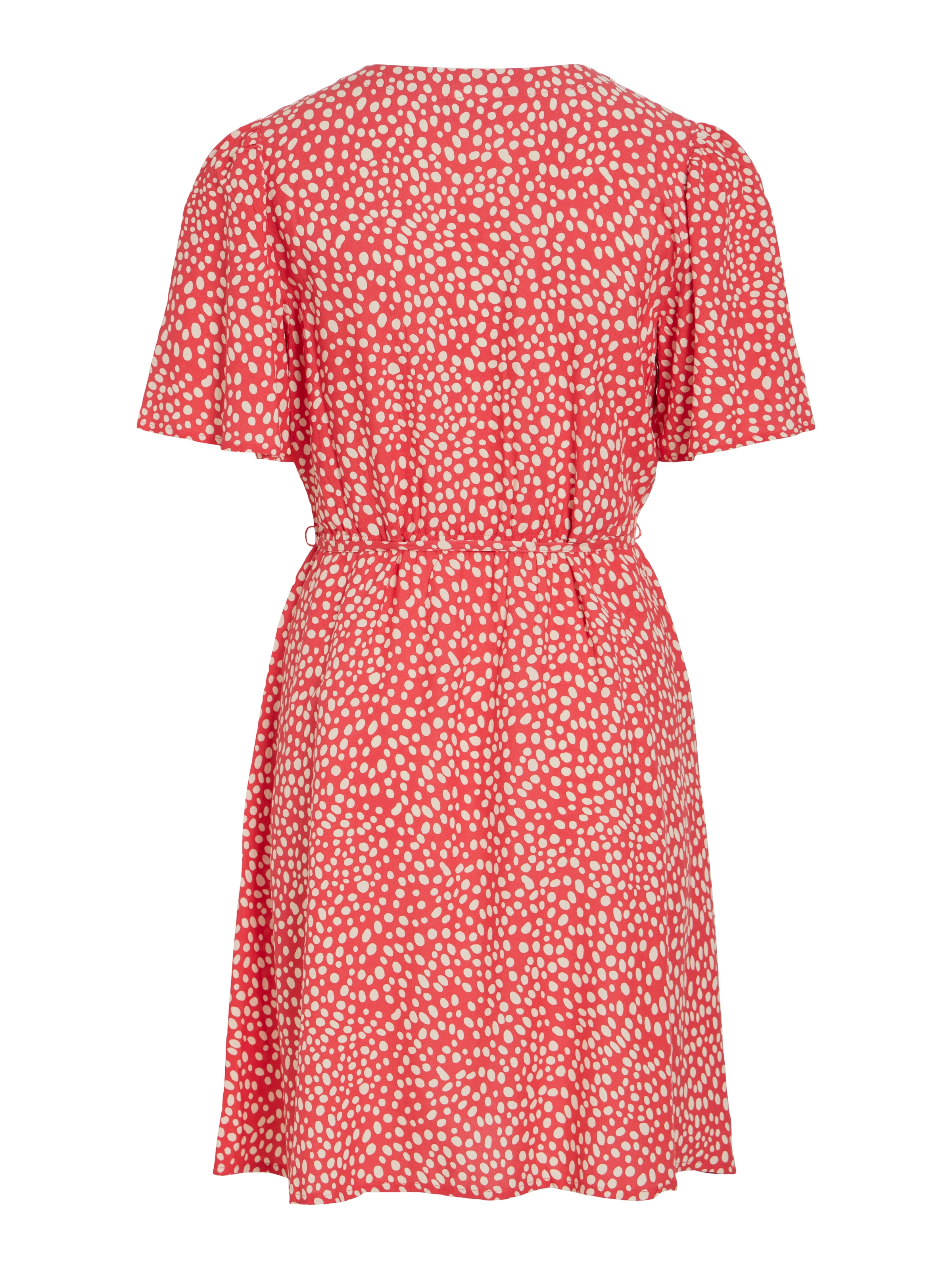 Vila Minikleid »VIGRACE V-NECK S/S SHORT DRESS - NOOS« Sommerkleid,