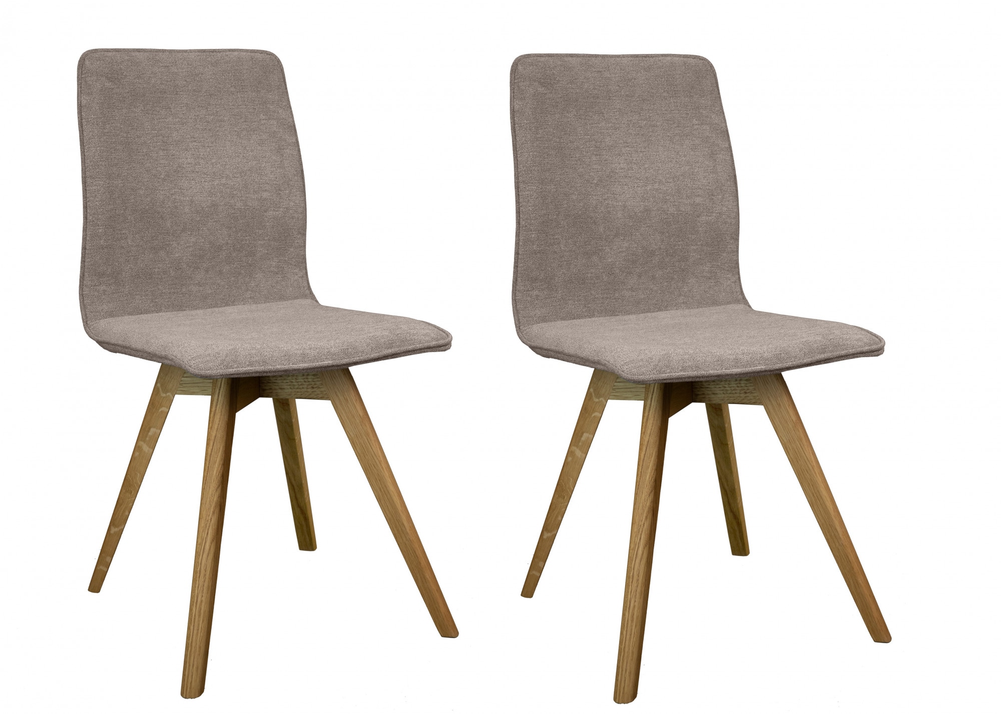andas Esszimmerstuhl »Rania«, (Set), 2 St., Microfaser, Massivholzgestell, günstig online kaufen