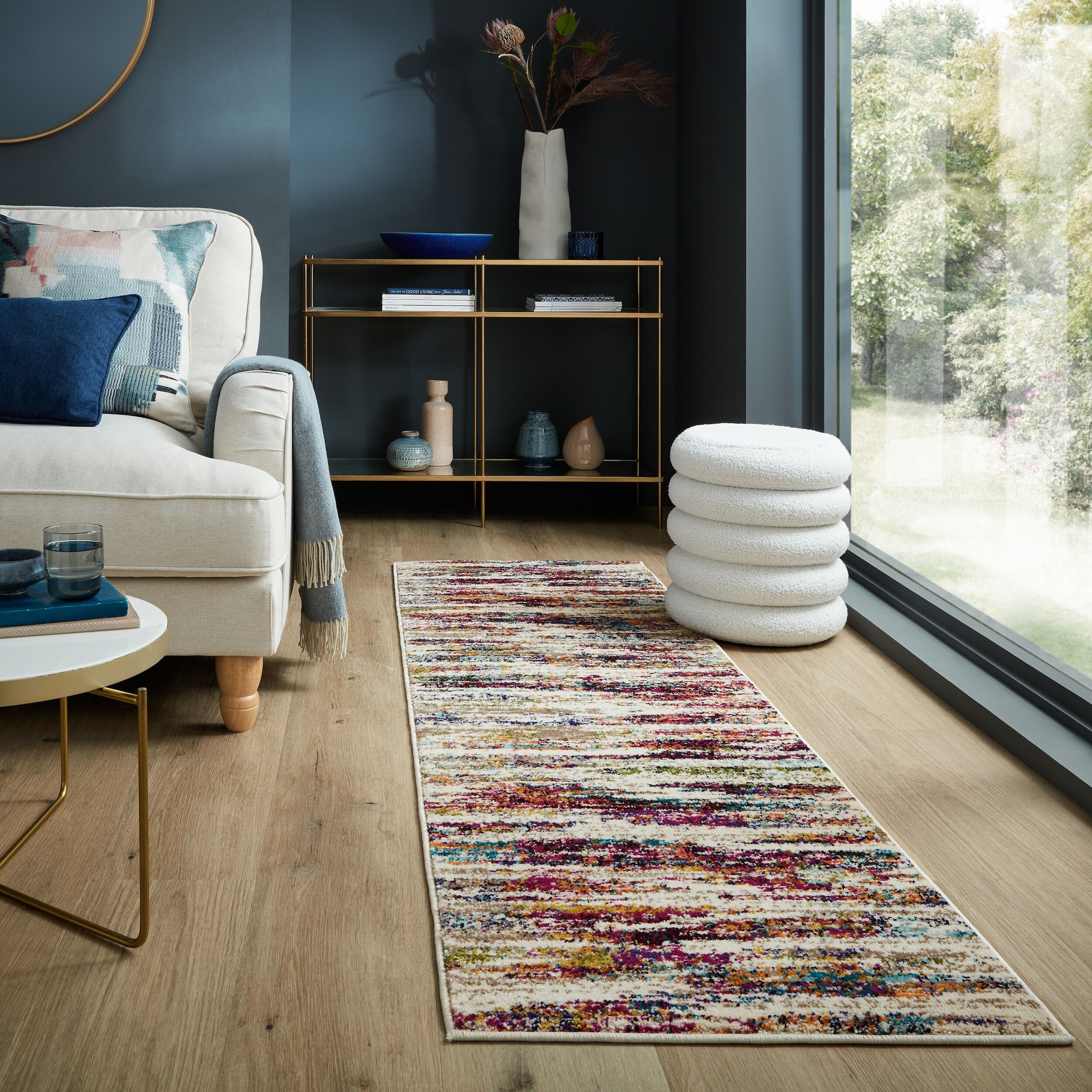 FLAIR RUGS Teppich »Refraction«, rechteckig, 8 mm Höhe, Abstraktes Teppich günstig online kaufen