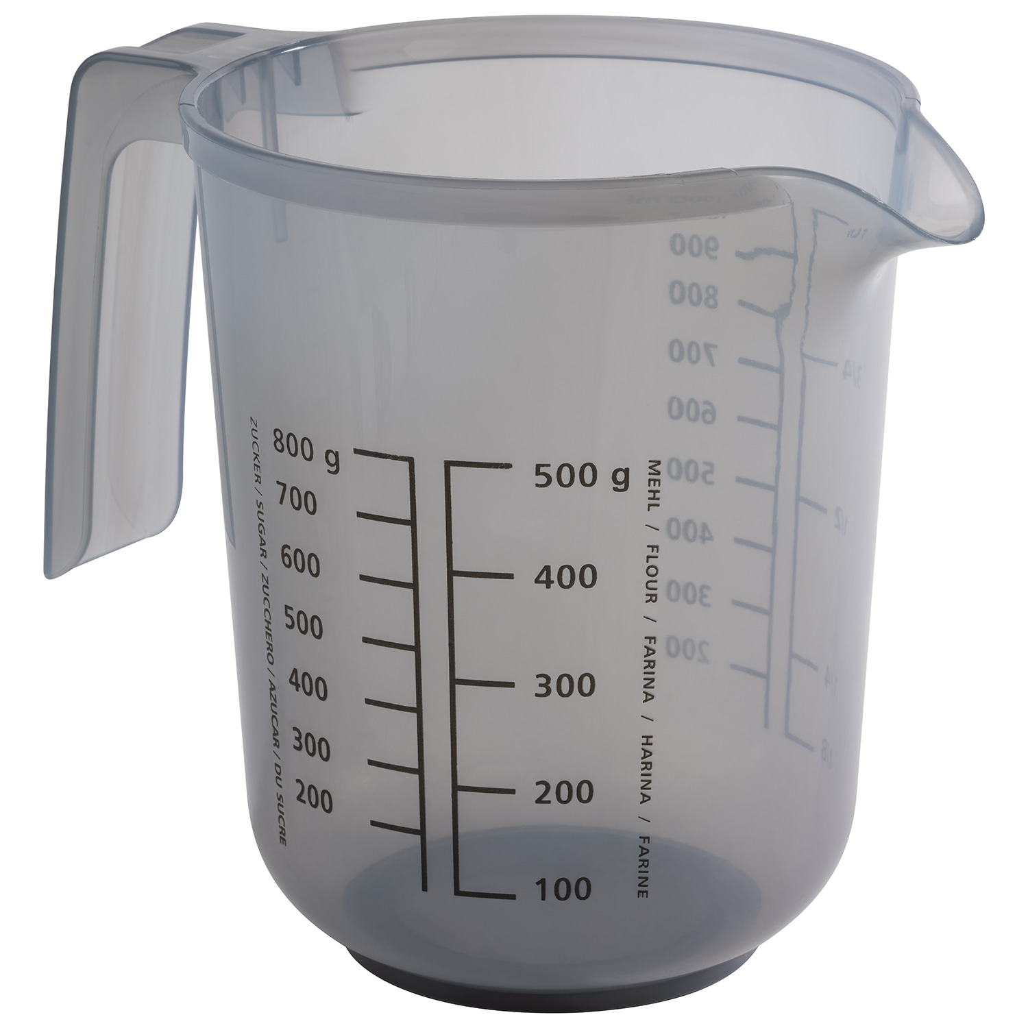 APS Rührschüssel »- Rührbecher mit Deckel, inklusive Spritzschutz« 1 Stk. aus Kunststoff Ø 12,5 cm, Höhe 16 cm, 1 Liter, aus Polypropylen