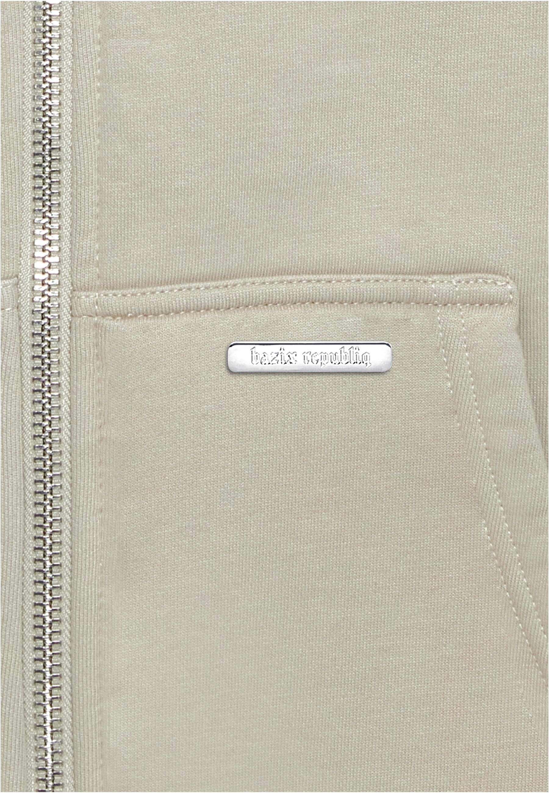 Dropsize Sweatjacke »Dropsize Herren Bazix Republiq Super Heavy Rib Zipper«