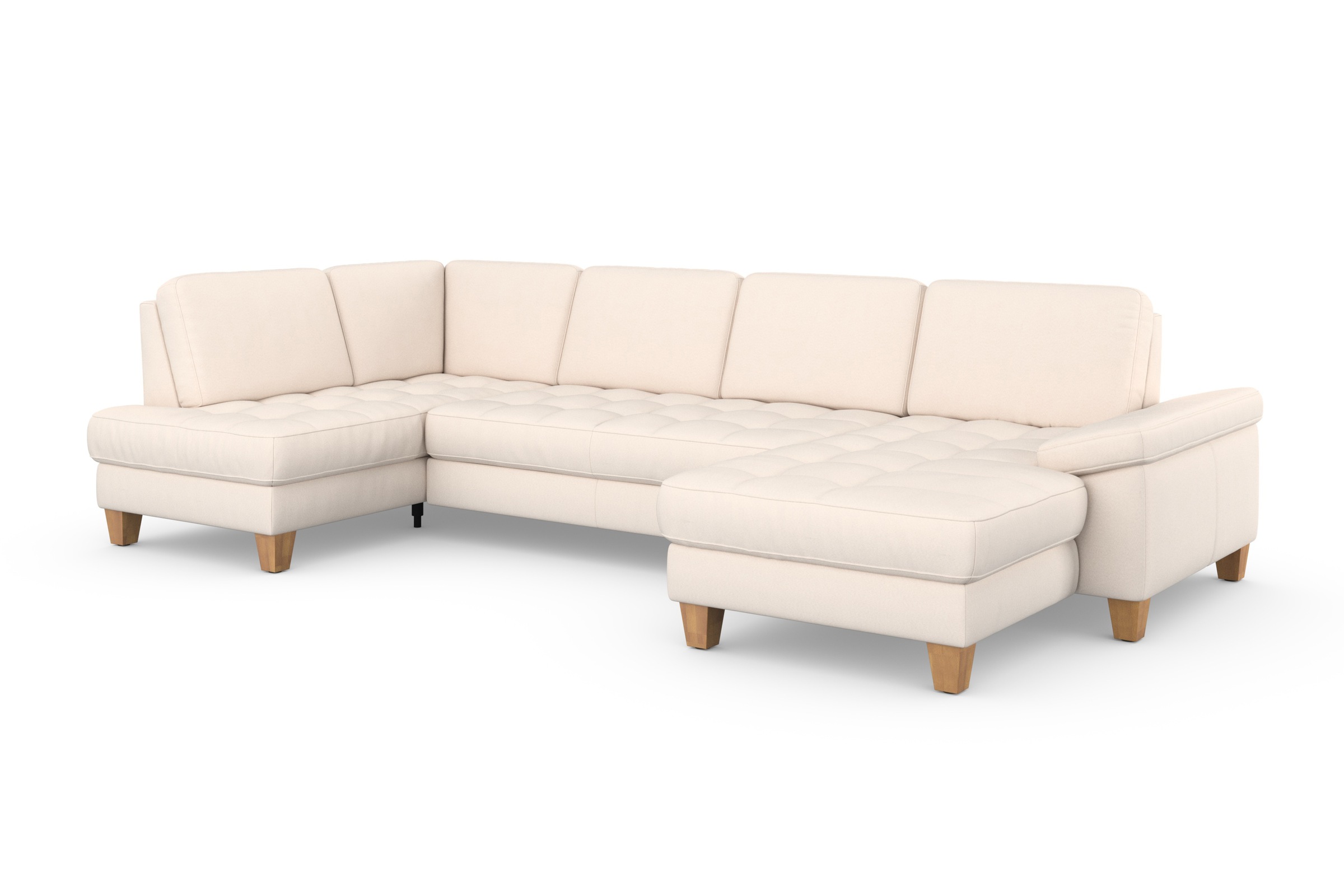 sit&more Wohnlandschaft »Westham U-Form«, wahlweise mit Bettfunktion, Bettkasten, Sitztiefenverstellung