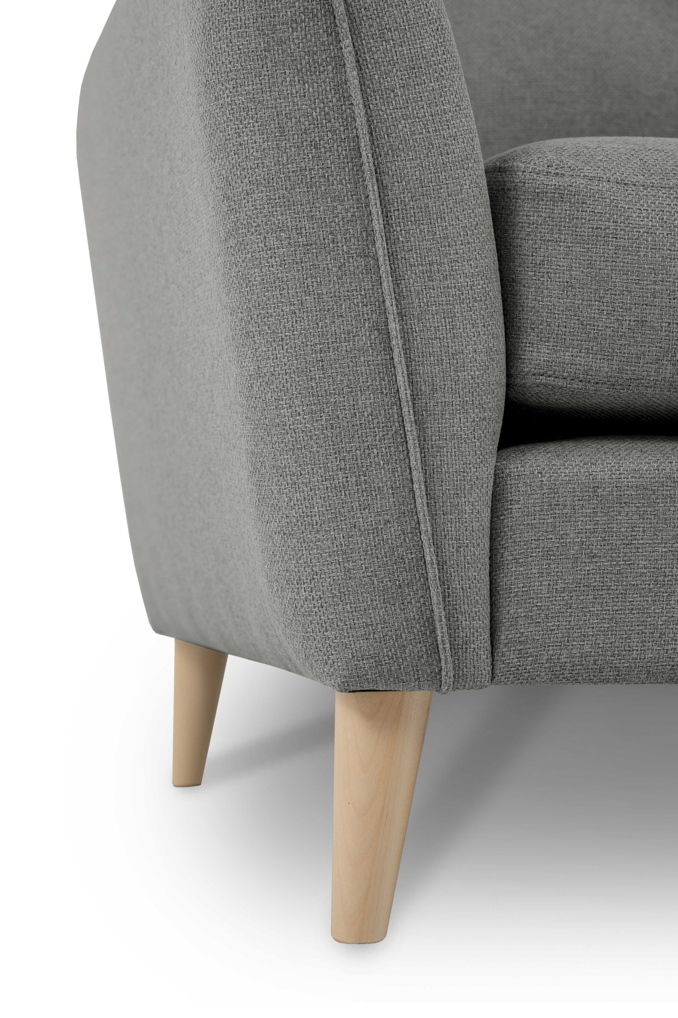 Home affaire 2-Sitzer »MARSEILLE Sofa 170 cm«, mit Massivholzbeinen aus Eiche, verschiedene Bezüge und Farbvarianten