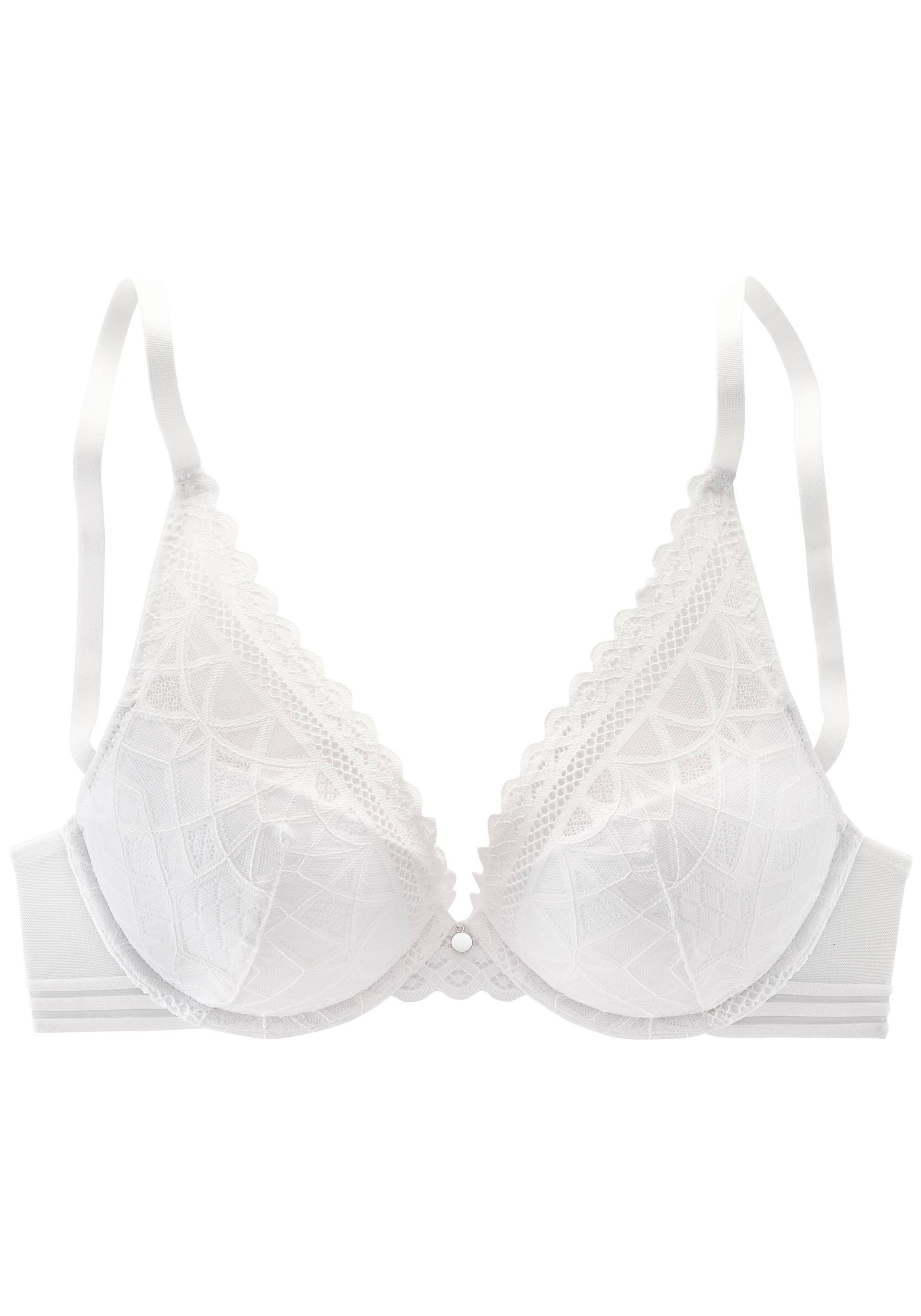 s.Oliver Push-up-BH »Milene«, im edlen High-Apex Look mit graphischer Jacquardspitze, sexy Dessous